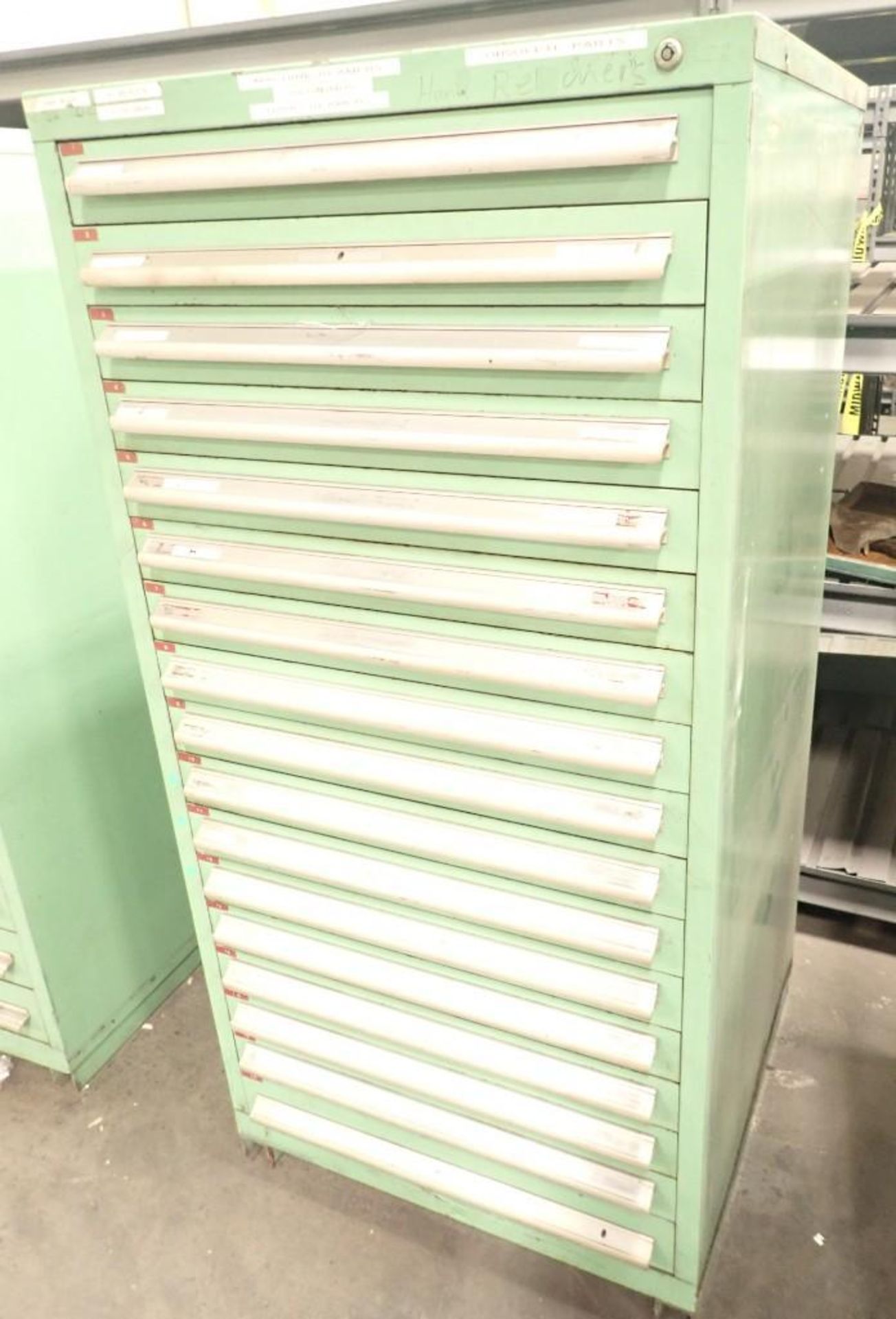 17 Drawer Vidmar Style Cabinet - Image 2 of 19