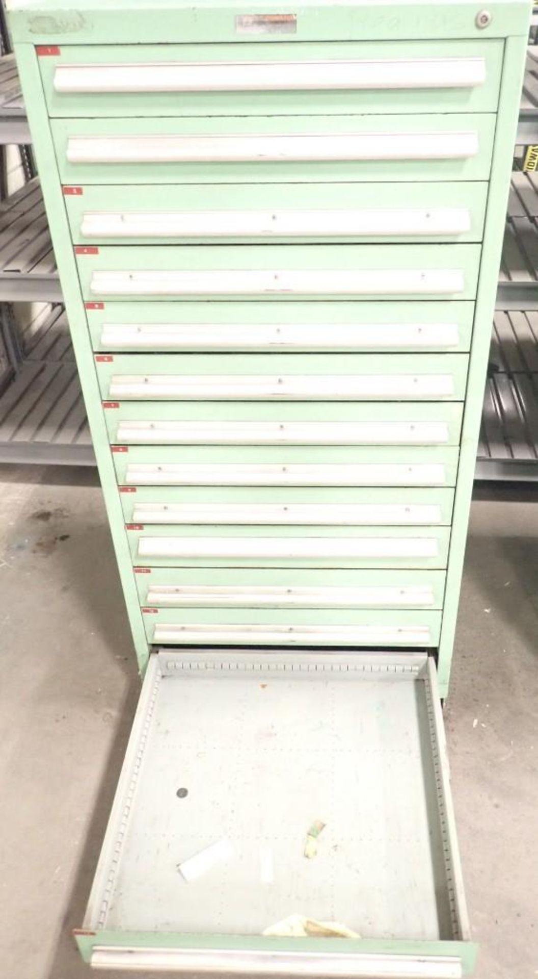 13 Drawer Vidmar Style Cabinet - Image 15 of 15