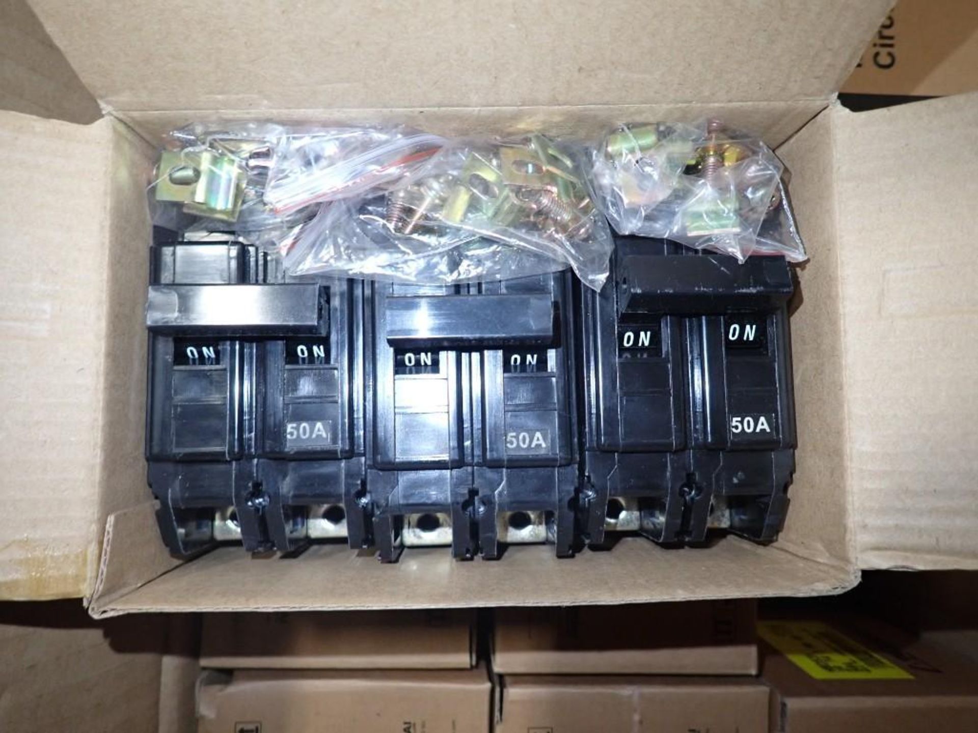 Large Lot - (8) Cases of NEW Hyundai #HBD52H , 2P 50A Breakers - Image 5 of 6