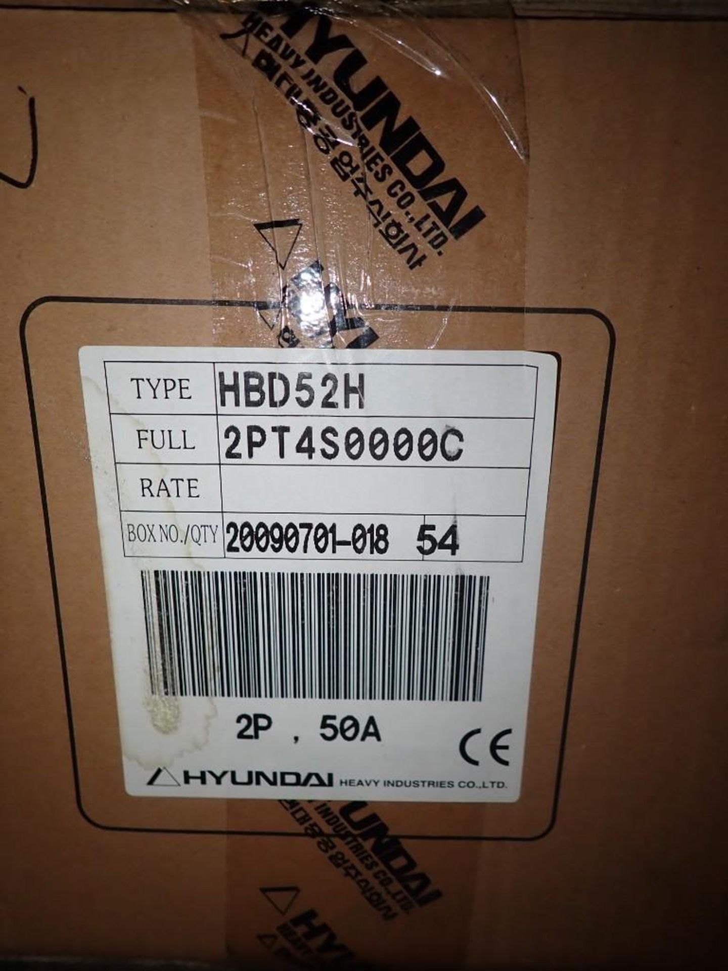 Large Lot - (8) Cases of NEW Hyundai #HBD52H , 2P 50A Breakers - Image 2 of 6