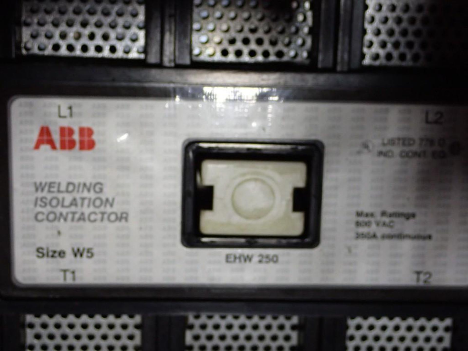 ABB Welding Isolation Contactor - Size W5 - Image 4 of 4