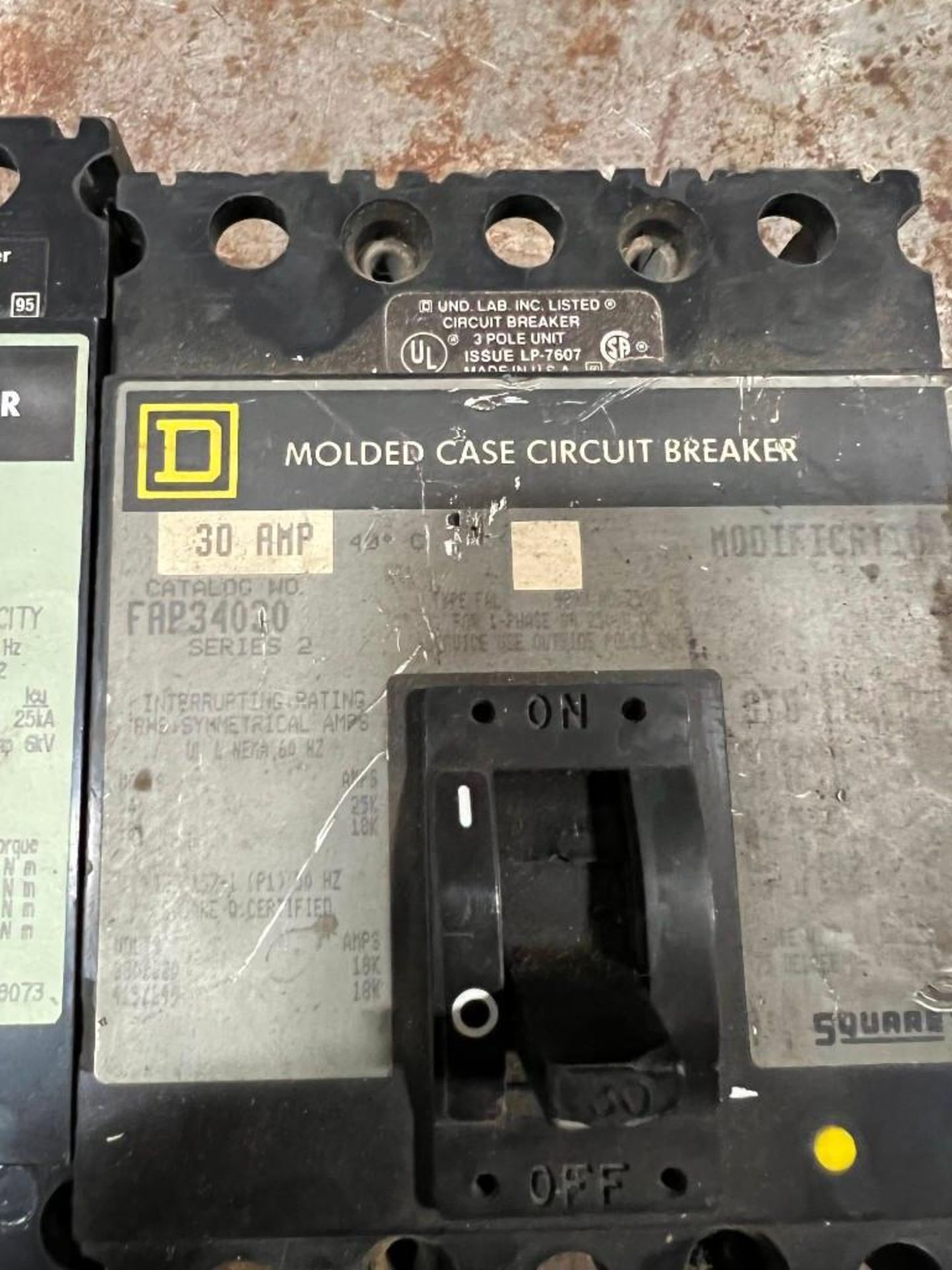 Lot of (5) Square D Circuit Breakers - Image 7 of 7