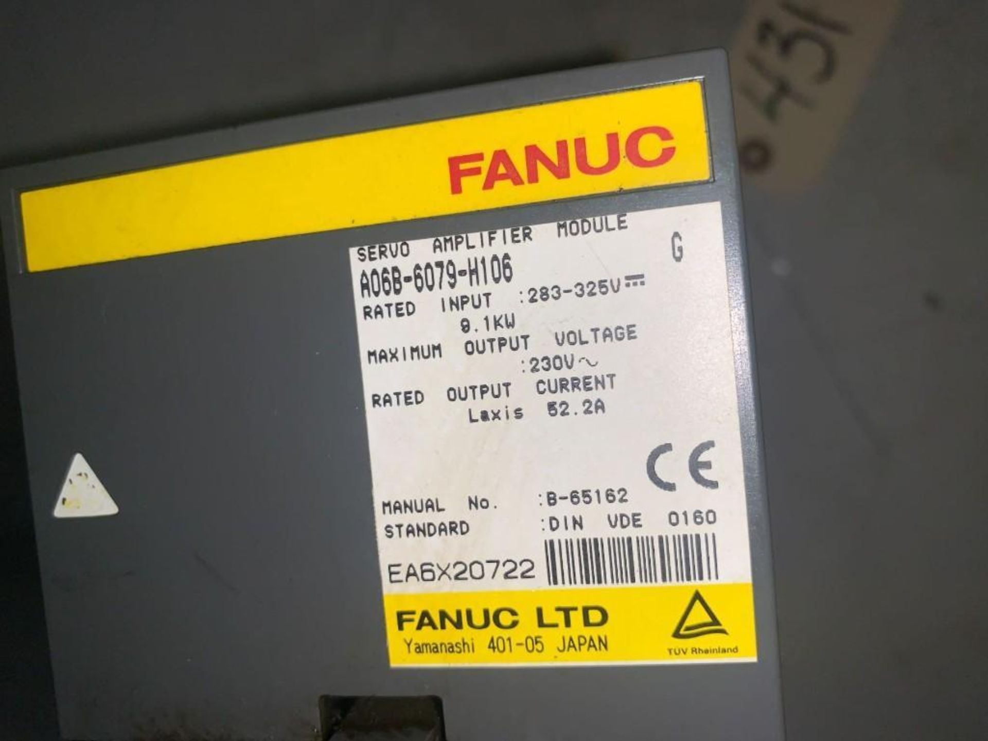 Fanuc #A06B-6079-H106 Servo Amplifier Module - Image 11 of 12