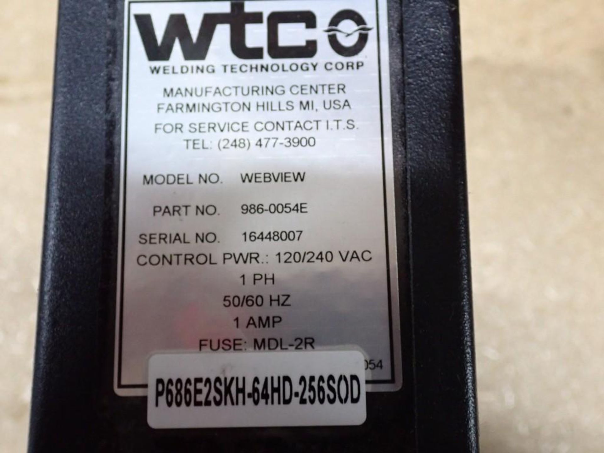 Lot of (2) WTC #WEBVIEW / #9860054E Controllers - Image 6 of 8