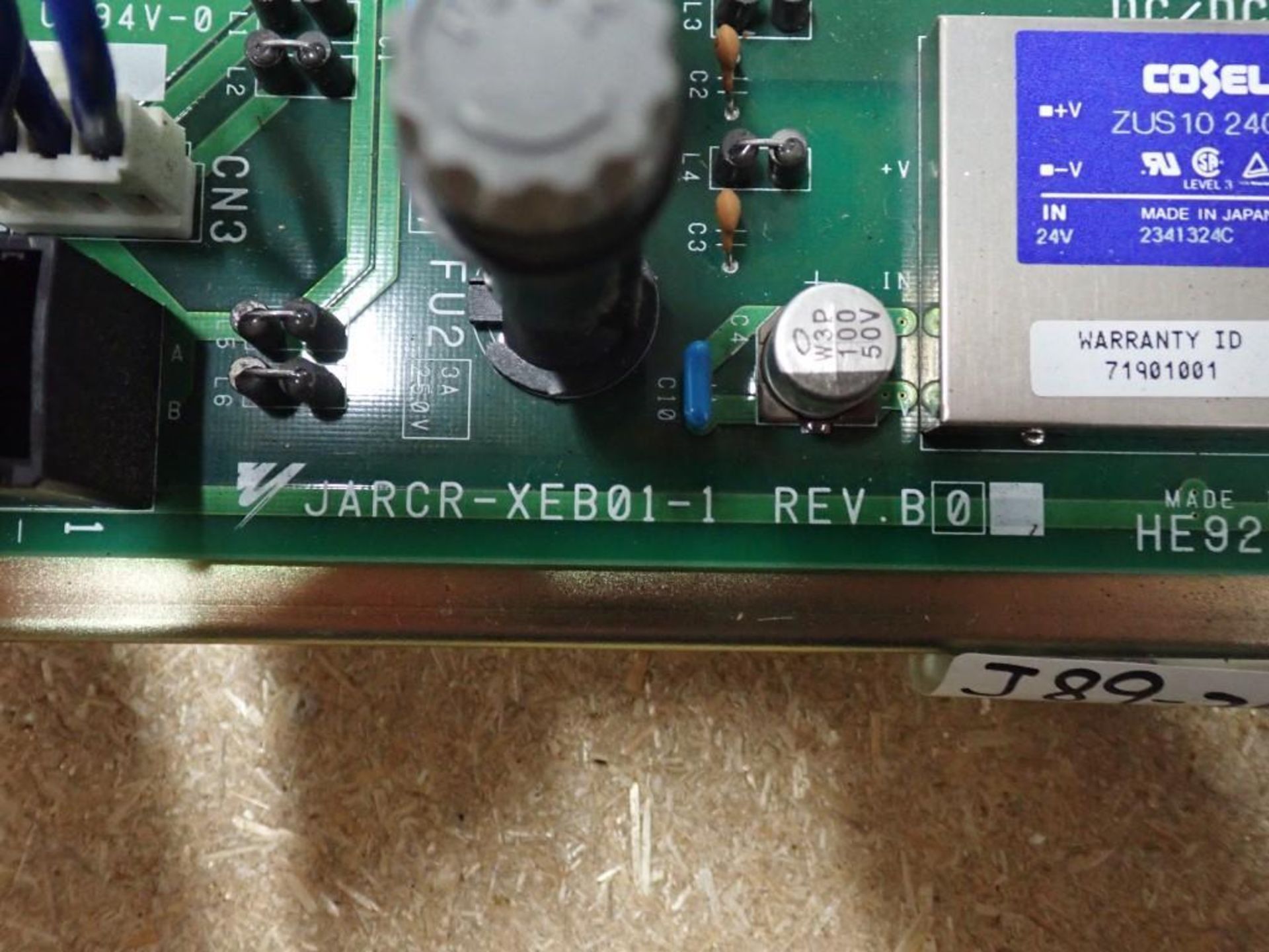 Lot of (2) Yaskawa #JARCR-XEB01-1 REV B0 Circuit Boards - Image 5 of 8