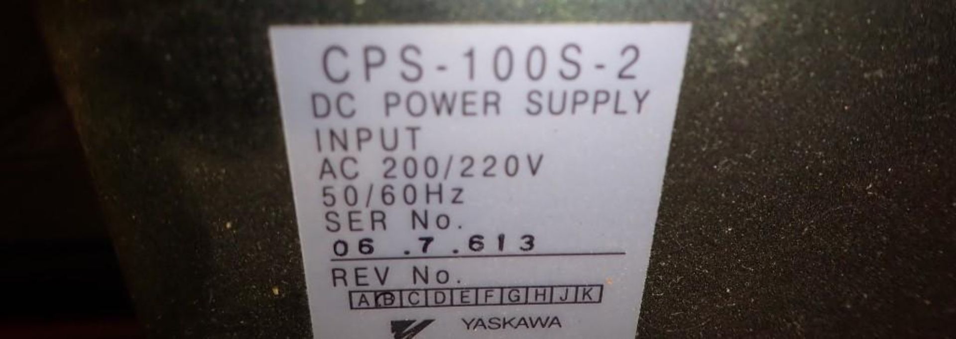 Yaskawa DC Power Supply, CPS-100S-2 - Image 3 of 3