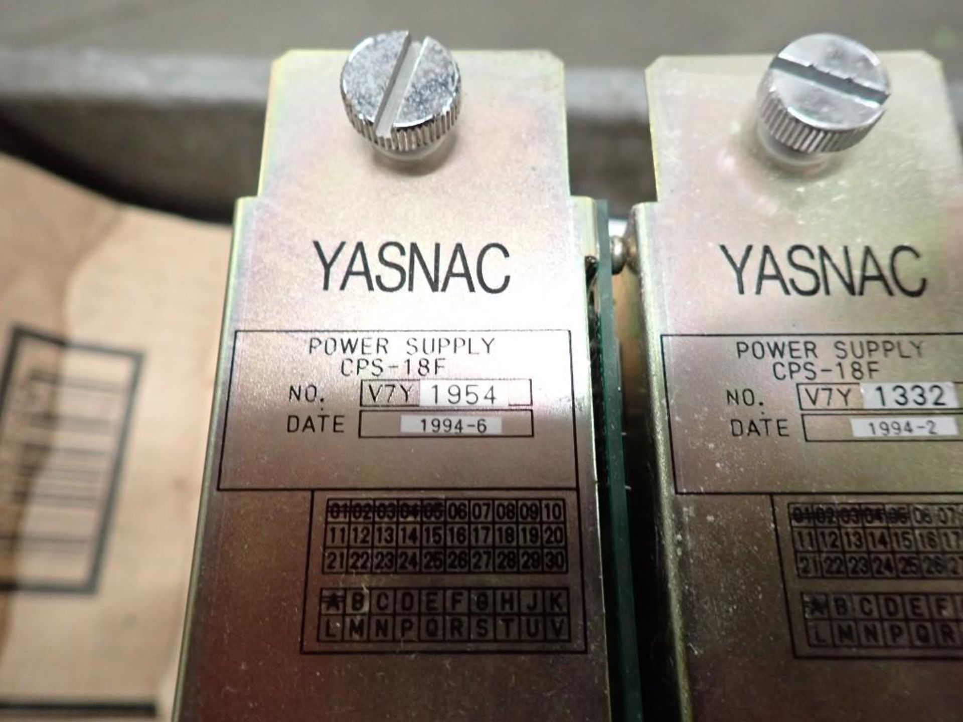 Lot of (2) Yasnac #CPS-18F Power Supplies - Image 2 of 4