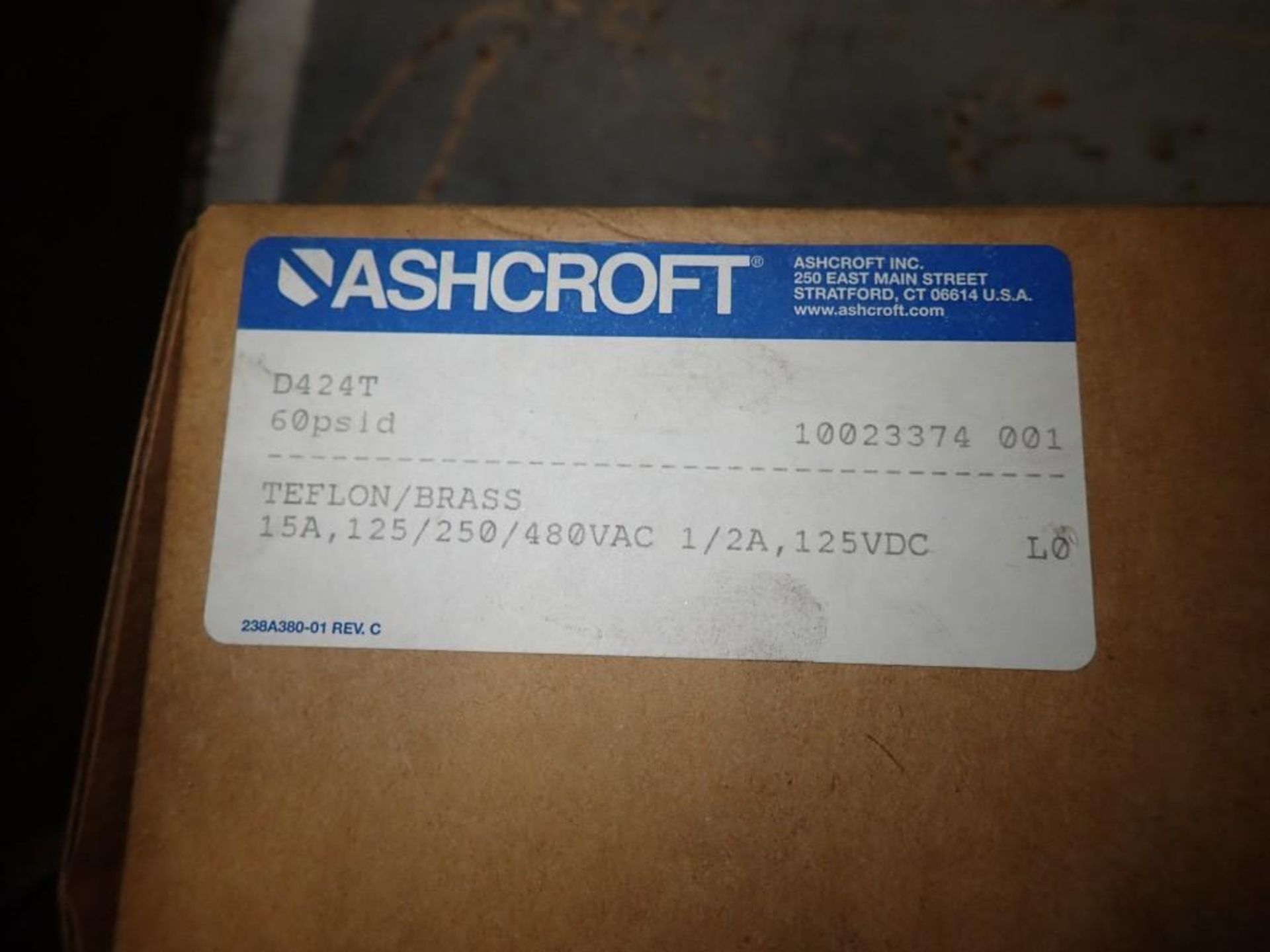 NEW Ashcroft Differential Pressure Switch, # D424T, 60 PSID - Image 3 of 5