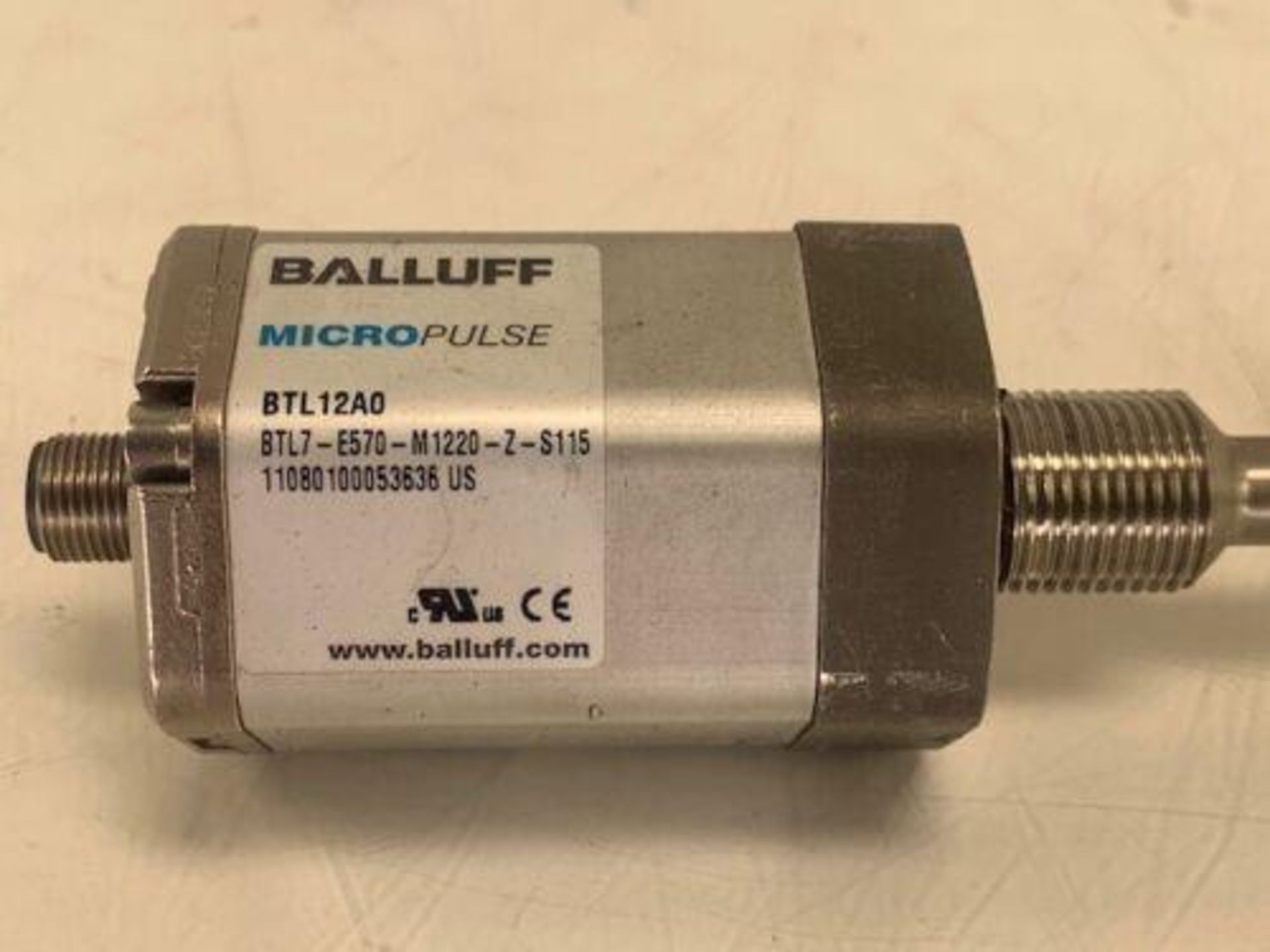 Lot of (3) Balluff BTL12A0 Micopulse Unit, Magnetostrictive Sensors, #BTL7-E570-M1220-Z-S115 - Image 4 of 4