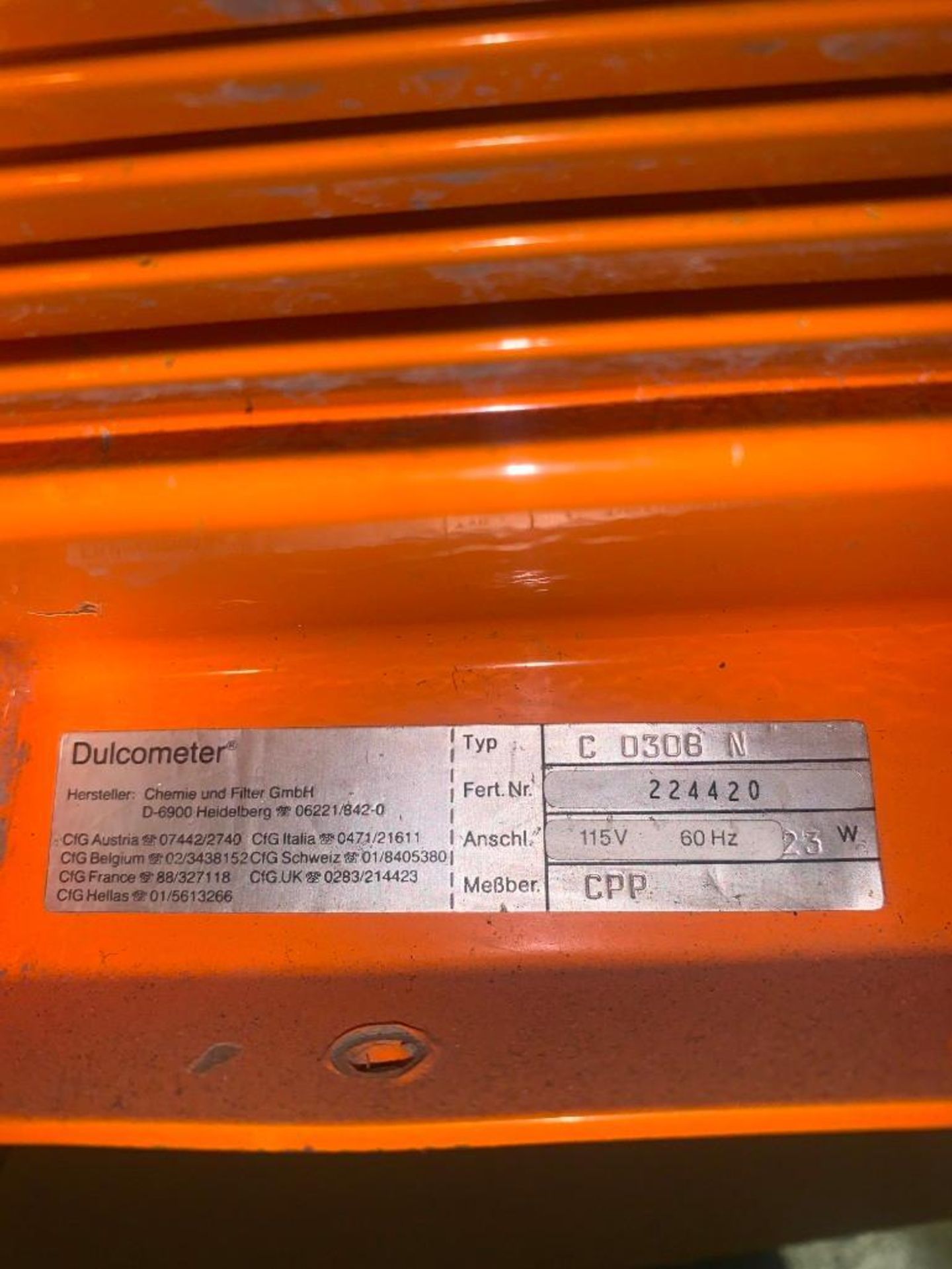 Dulcometer Prominent Metering Pump, Typ# C 0308 N, 115 V, 60 Hz, 23 W - Image 4 of 4