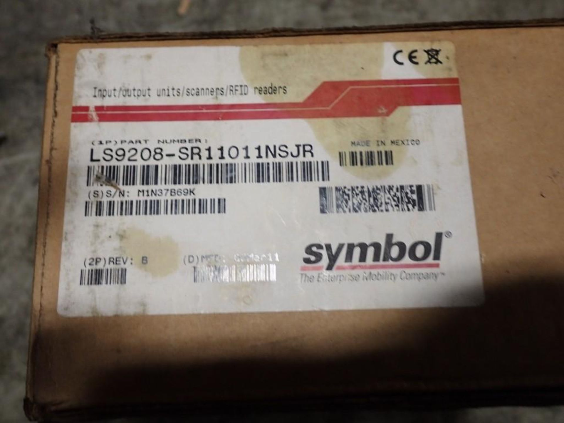 NEW OLD STOCK Symbol Barcode Scanner, # LS9208-SR11011NSJR