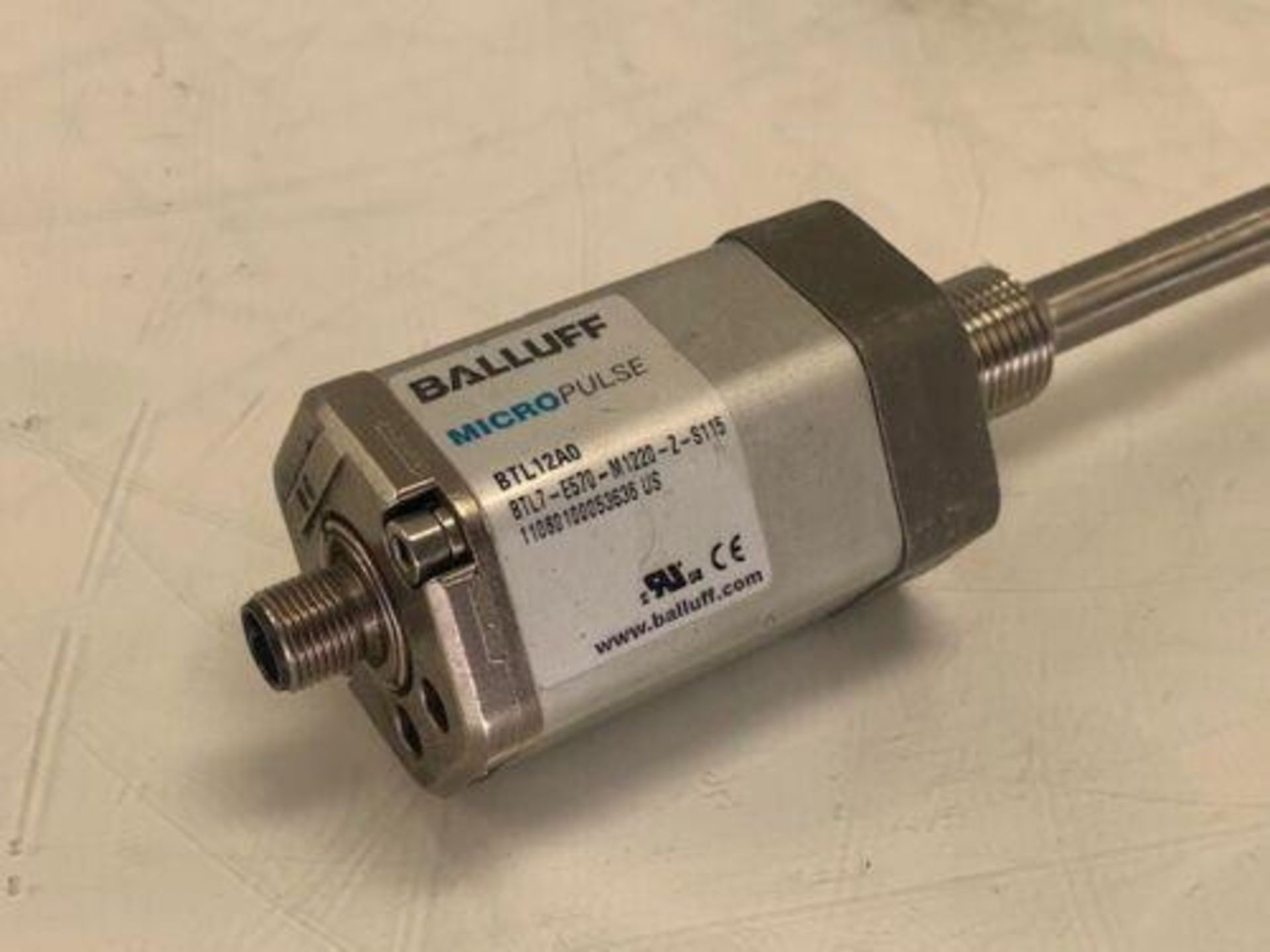 Lot of (3) Balluff BTL12A0 Micopulse Unit, Magnetostrictive Sensors, #BTL7-E570-M1220-Z-S115 - Image 2 of 4