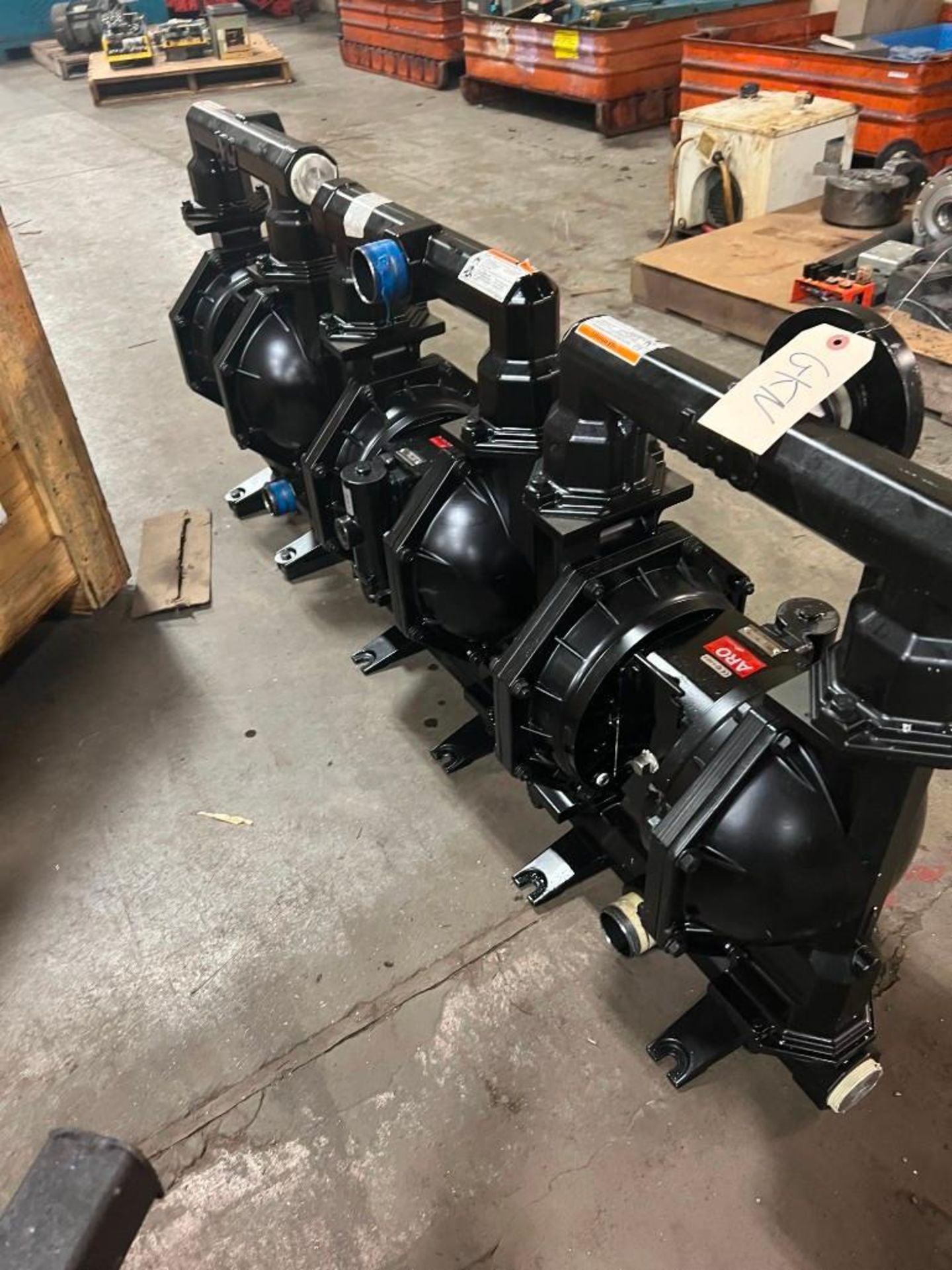 Lot of (3) ARO / Ingersoll Rand #PD20A-AAP-CCC-B Double Diaphragm Pumps - Image 5 of 8