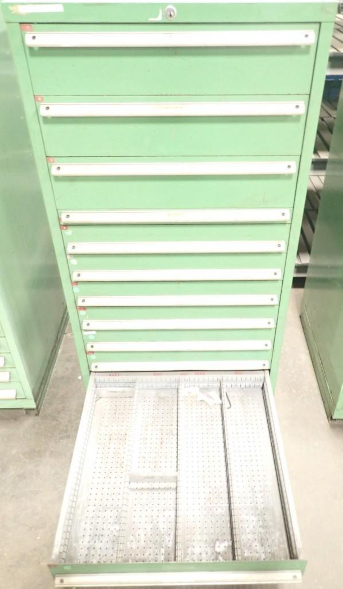 12 Drawer Vidmar Style Cabinet - Image 13 of 14
