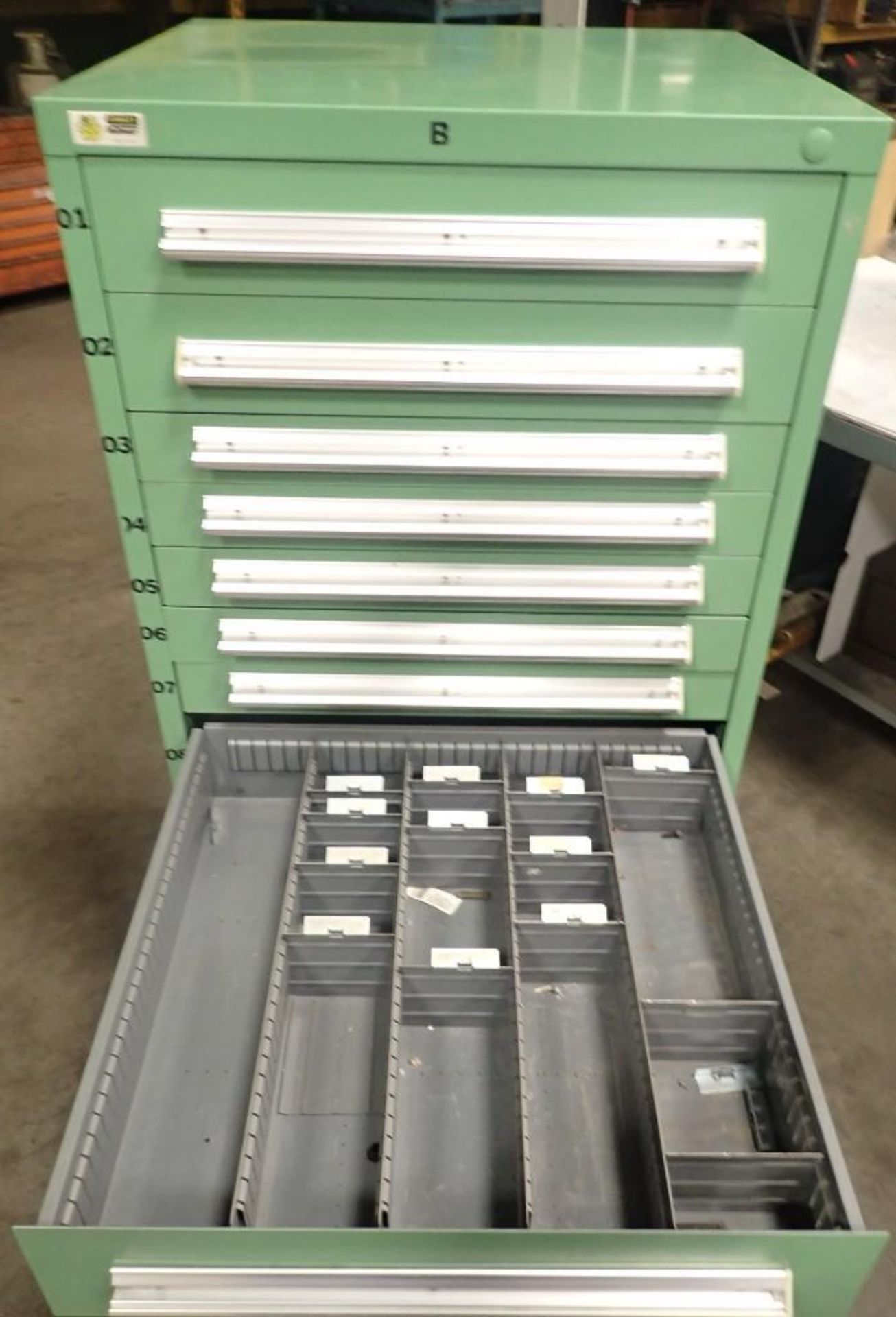11 Drawer Stanly Vidmar Tool Cabinet - Image 13 of 16