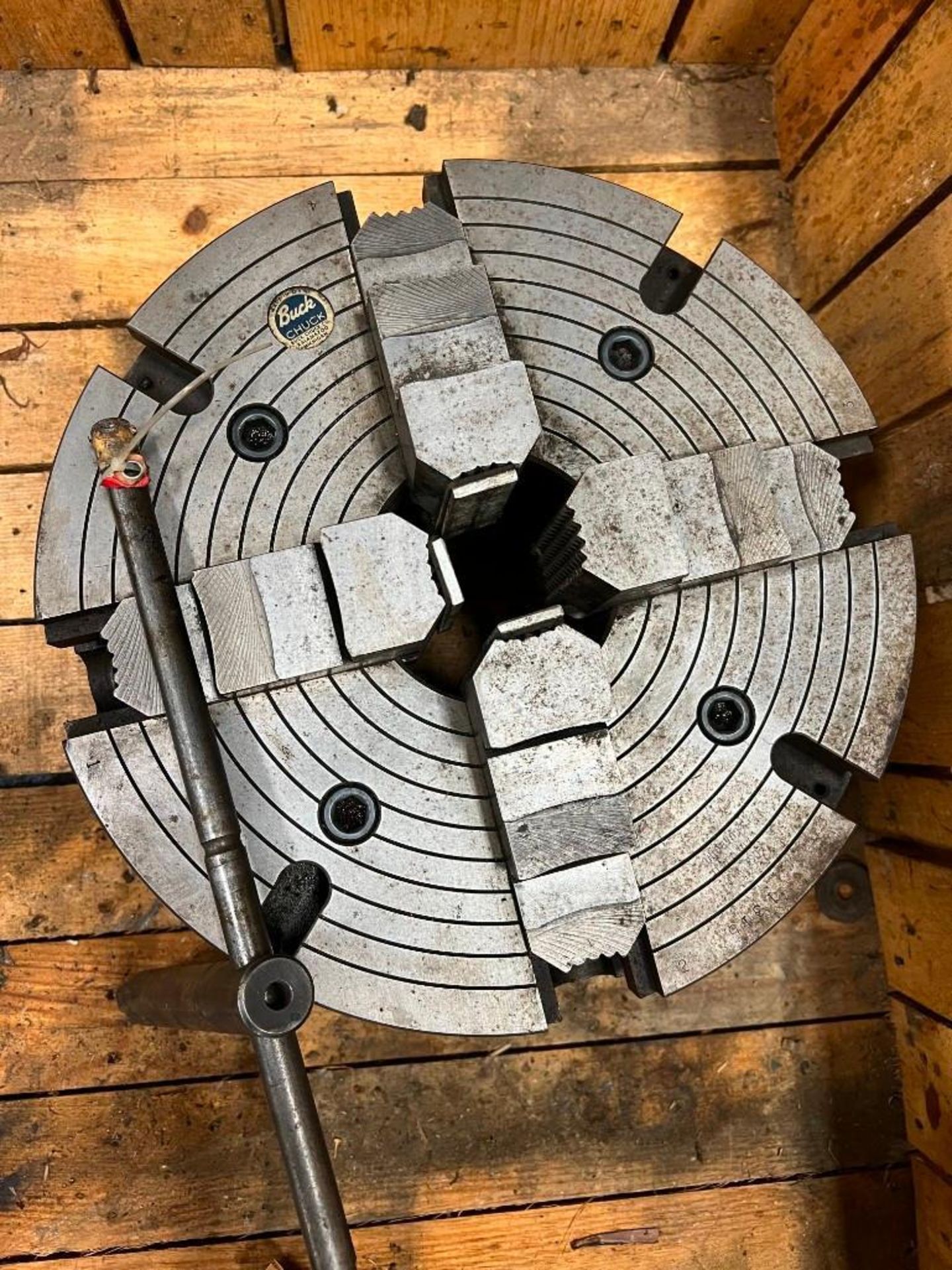 15" Bison 4-Jaw Lathe Chuck