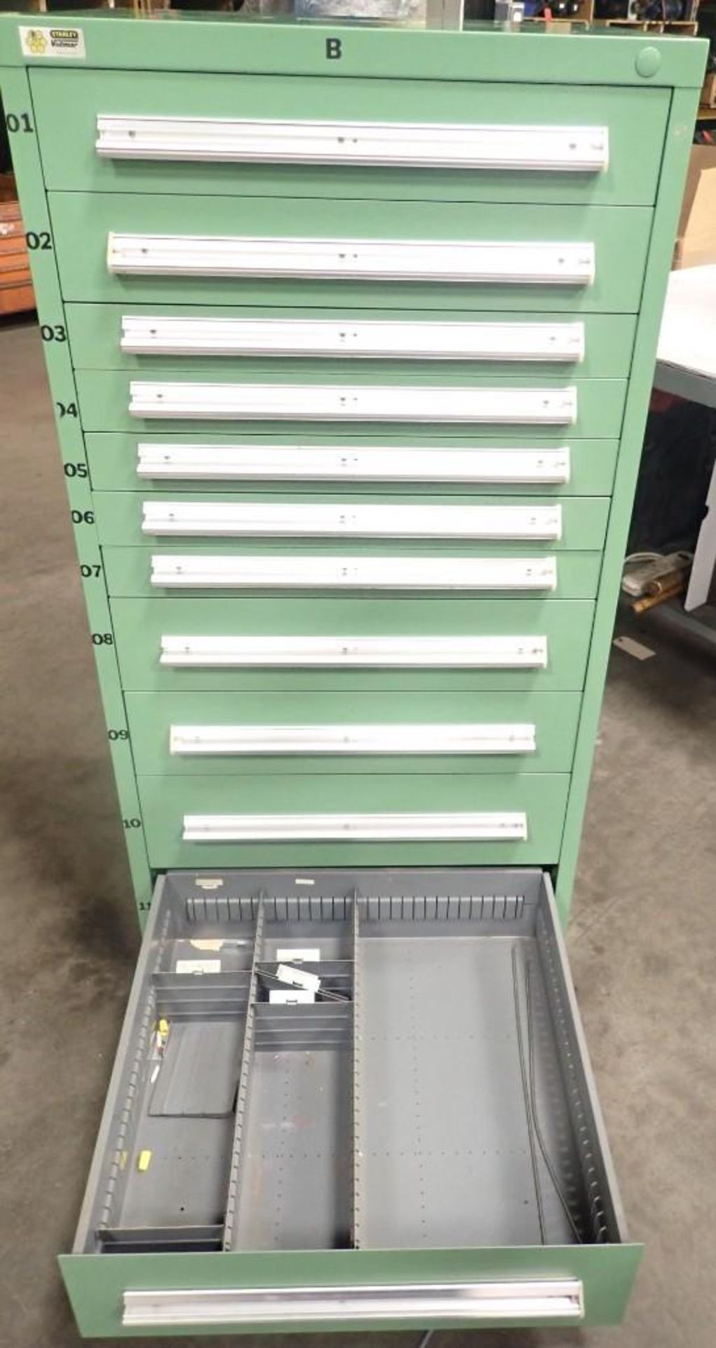 11 Drawer Stanly Vidmar Tool Cabinet - Image 16 of 16