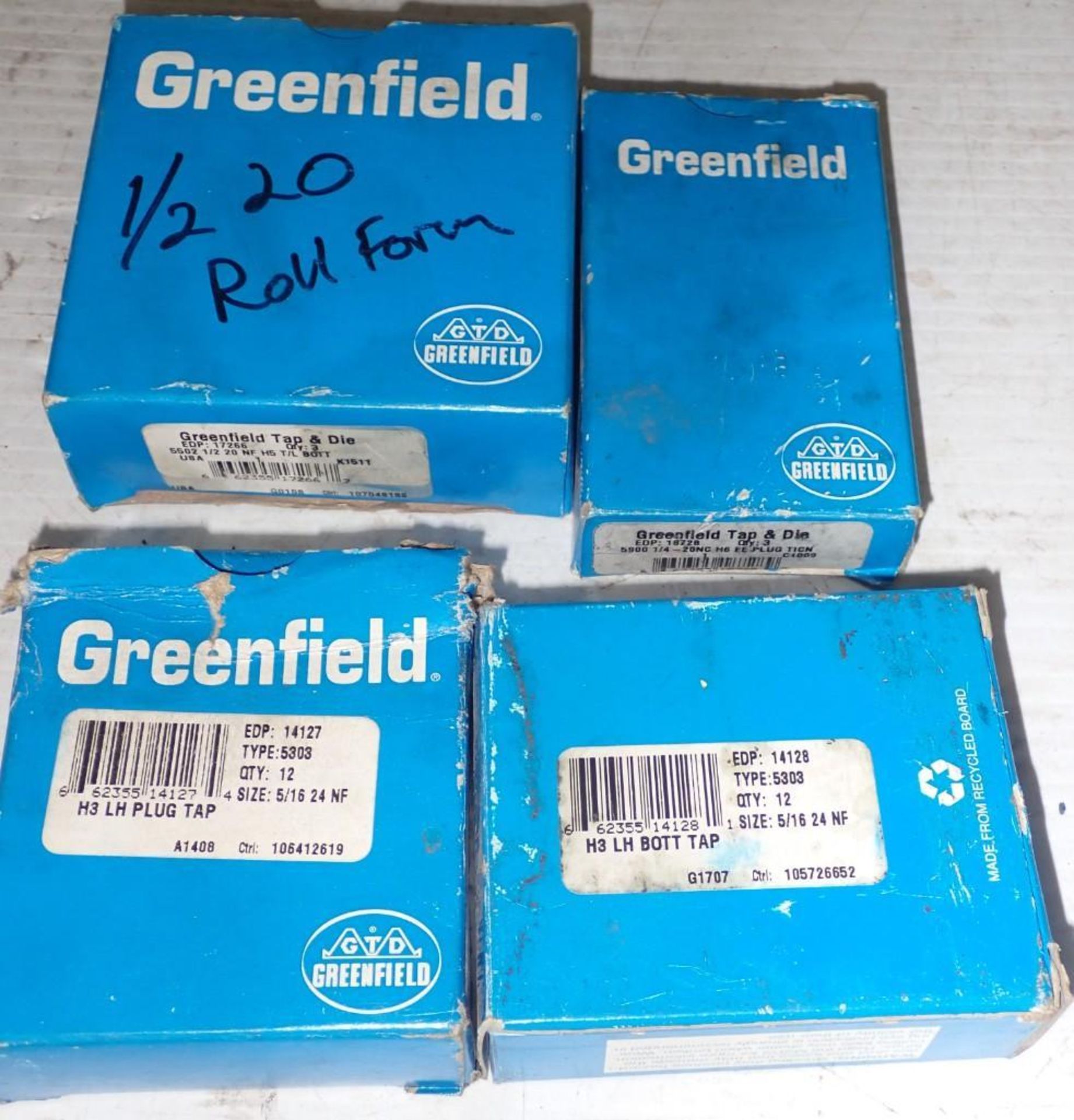 Lot of Greenfield Taps