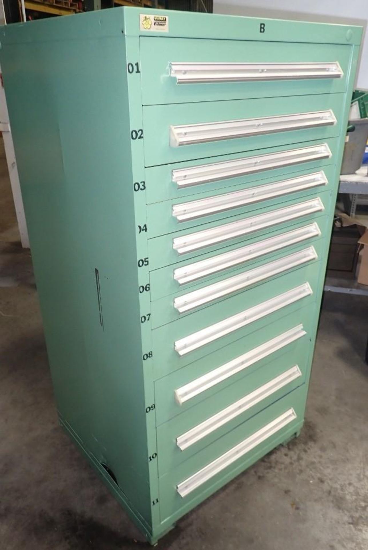 11 Drawer Stanly Vidmar Tool Cabinet