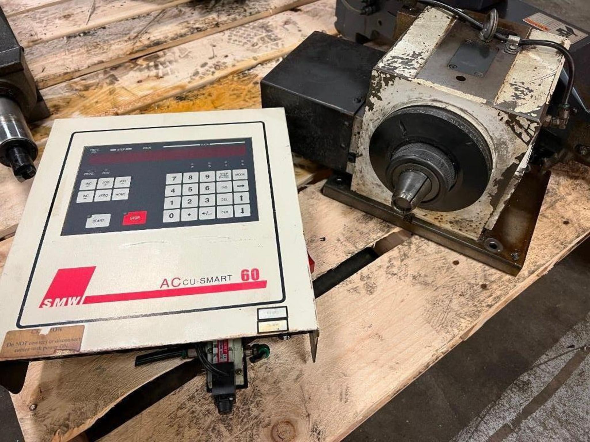 SMW ACCU-SMART 55 MODEL SYSTEM-55 RT-5C CMC CNC 4TH AXIS ROTARY