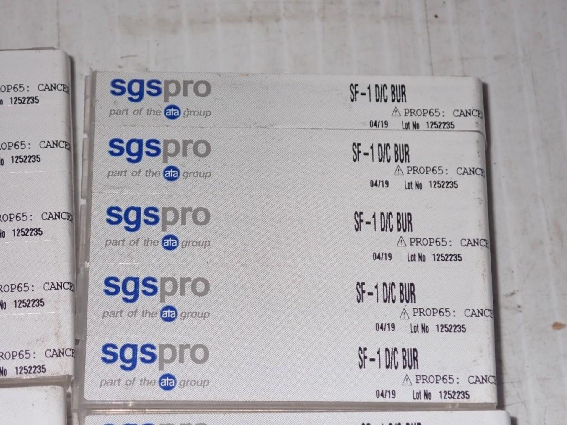 Lot of SGS Pro #SF-1 D/C Burrs - Image 2 of 2