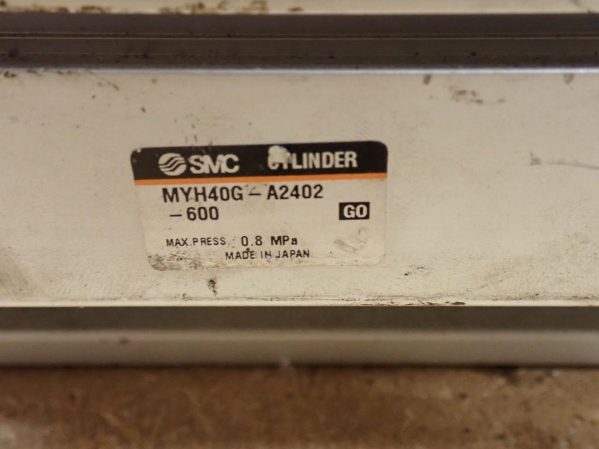 SMC #MYH40G-A2402-600 Pneumatic Cylinder / #3A205534 - Image 2 of 4