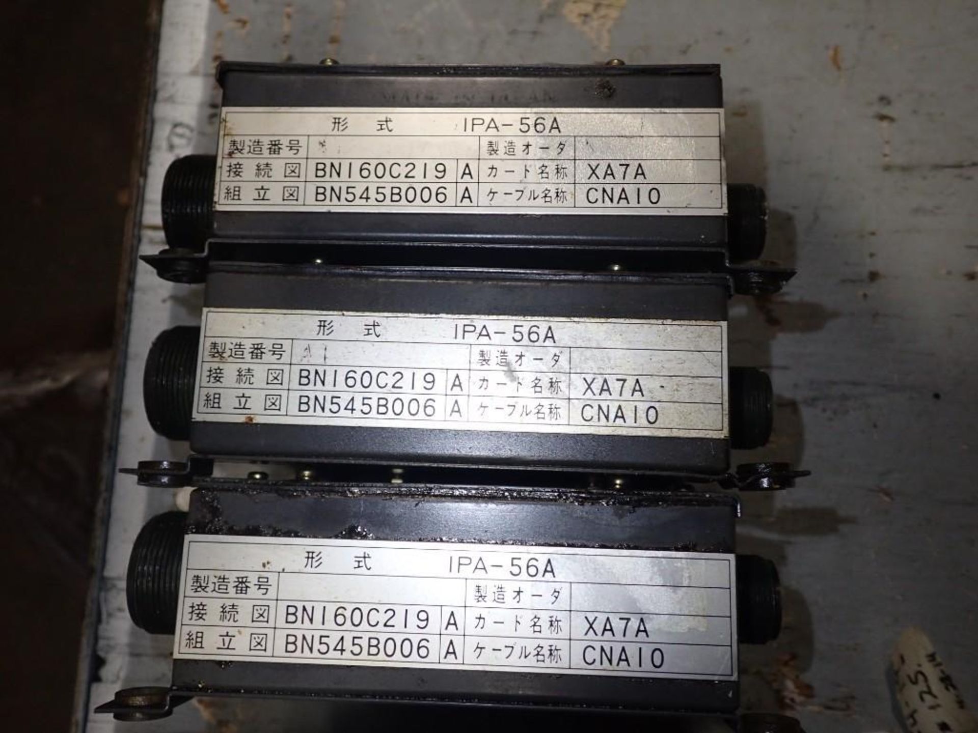 Lot of (3) Mitsubishi CNC IPA-56A Servo Motor Preamp - Image 4 of 4
