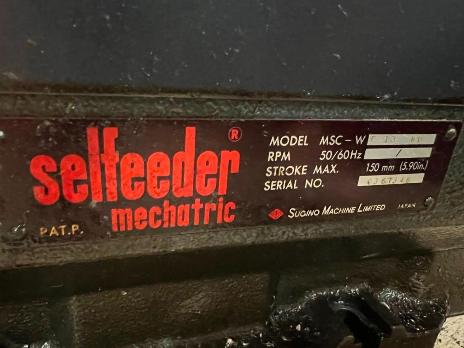 Selfeeder Mechatric Drilling Unit Mod#MSC-WP 13 BU - Image 2 of 3
