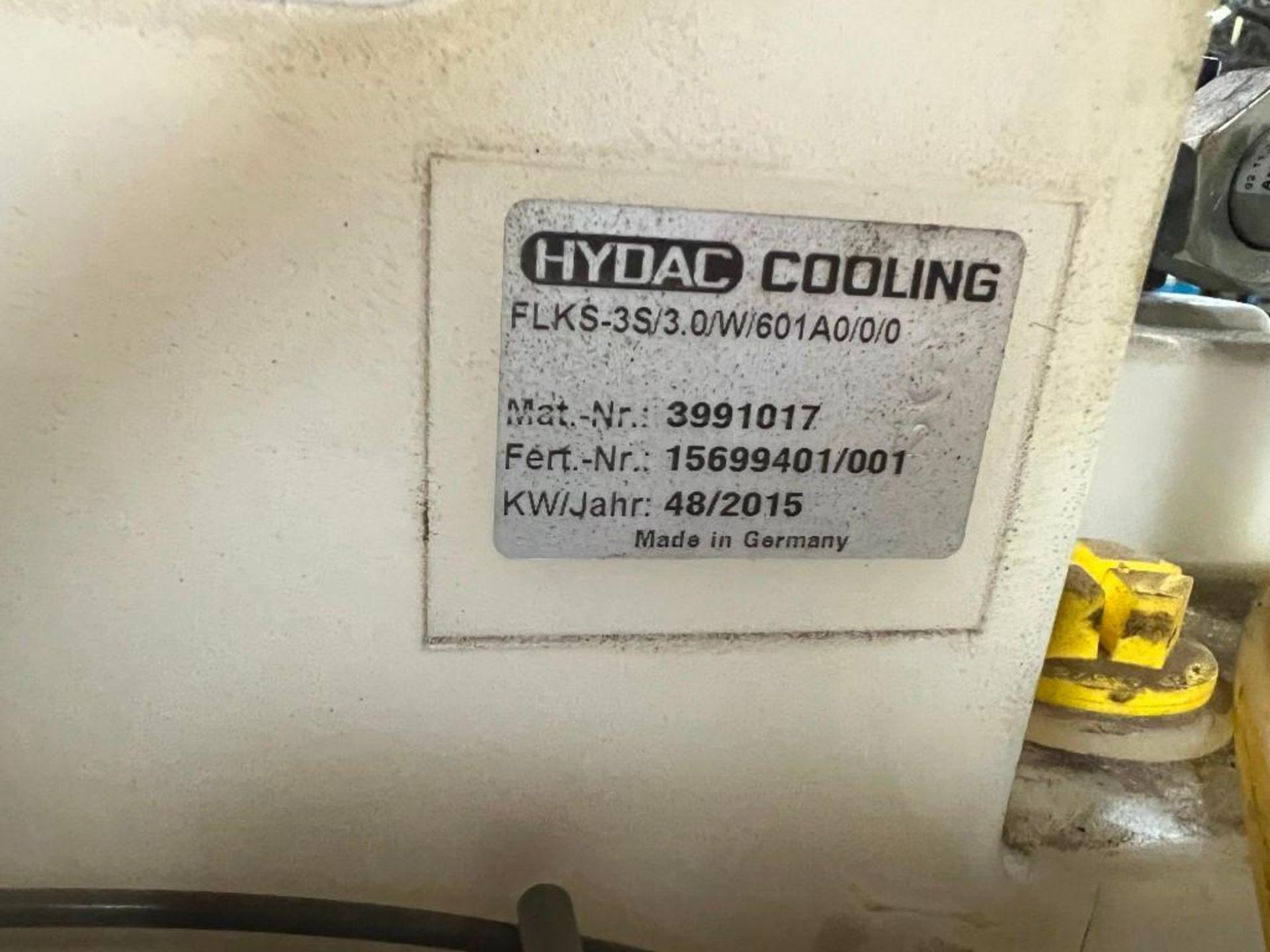 Lot of (2) Hydac Cooling Units - Image 3 of 9