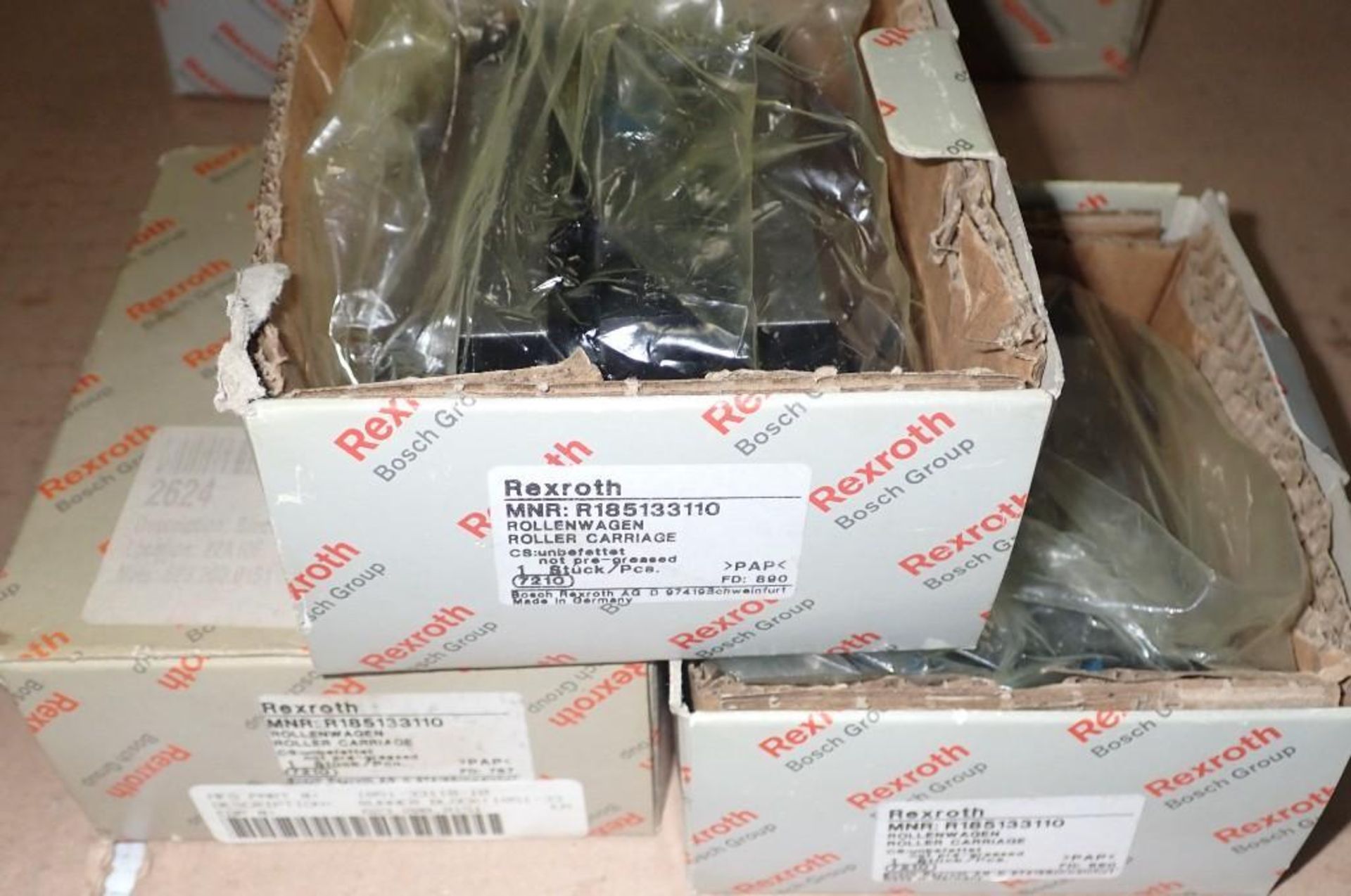 Lot of (9) Rexroth #R185133110 Linear Roller Block Bearings - Image 3 of 4