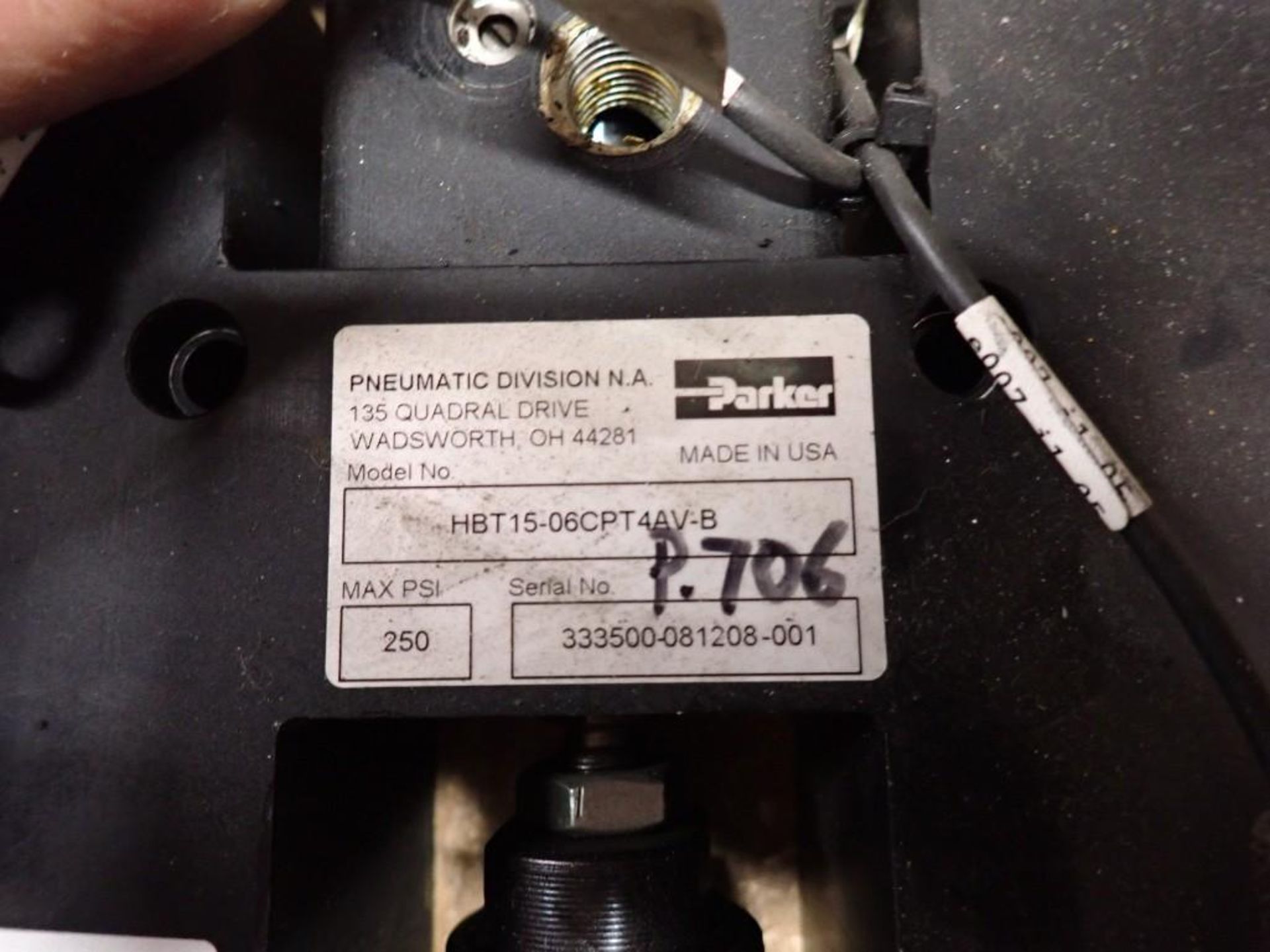 Parker #HBT15-06CPT4AV-B Pneumatic Slide - Image 3 of 4