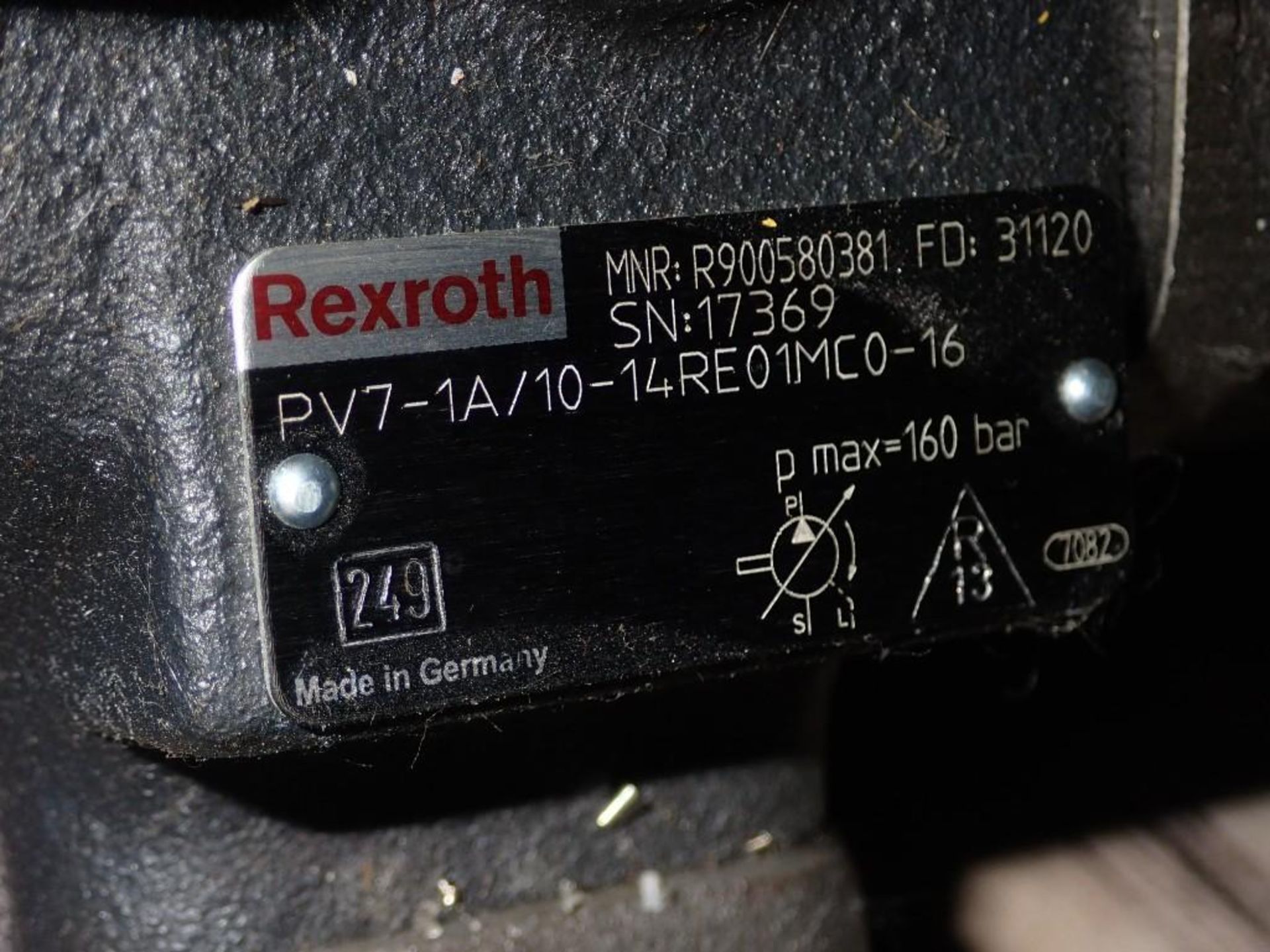 Rexroth #PV7-1A/10-14RE01MC0-16 Pump - Image 7 of 8