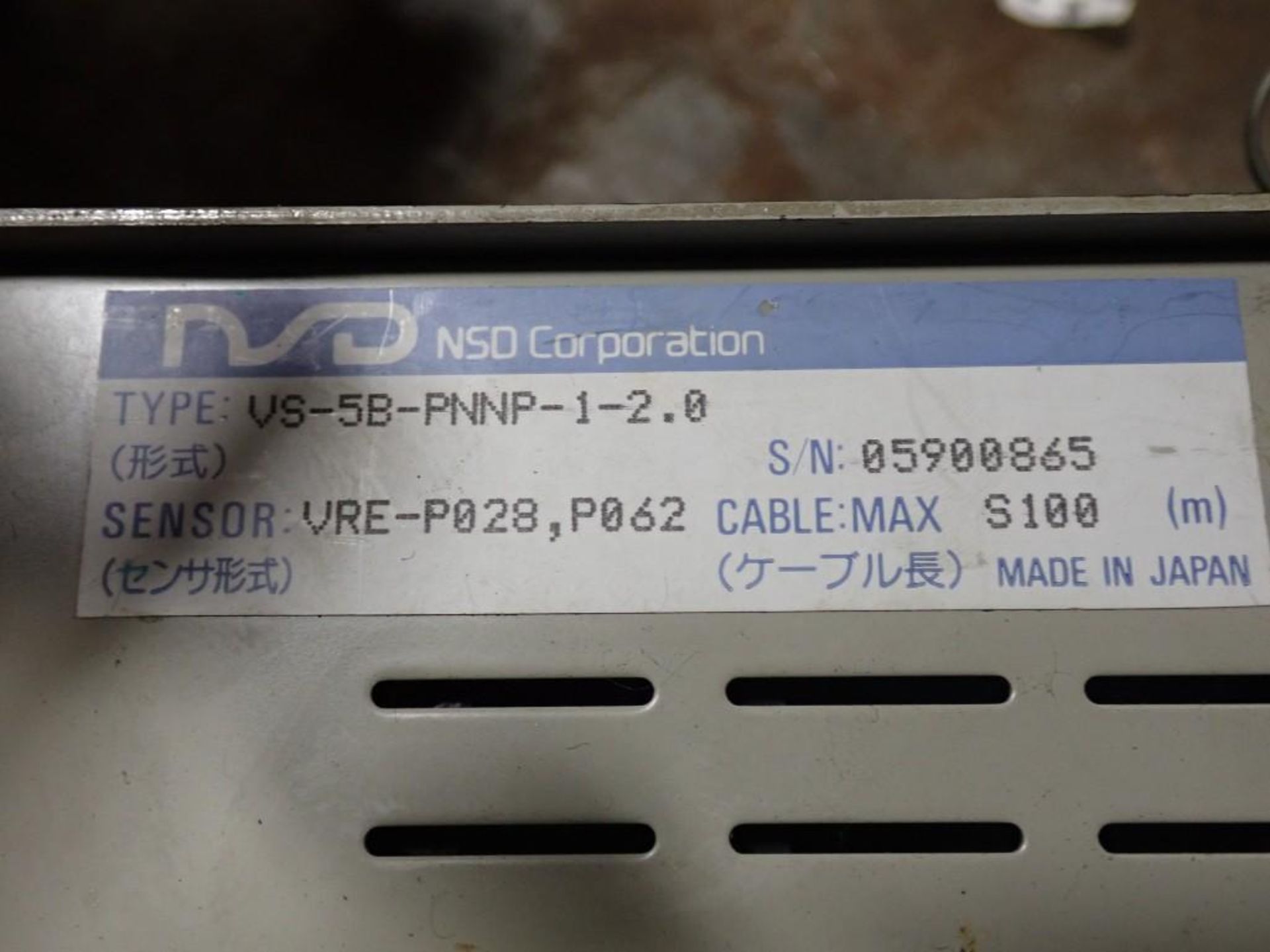 Lot of (3) NSD Corporation #VS-5B-PNNP-1-2.0 Modules - Image 4 of 4