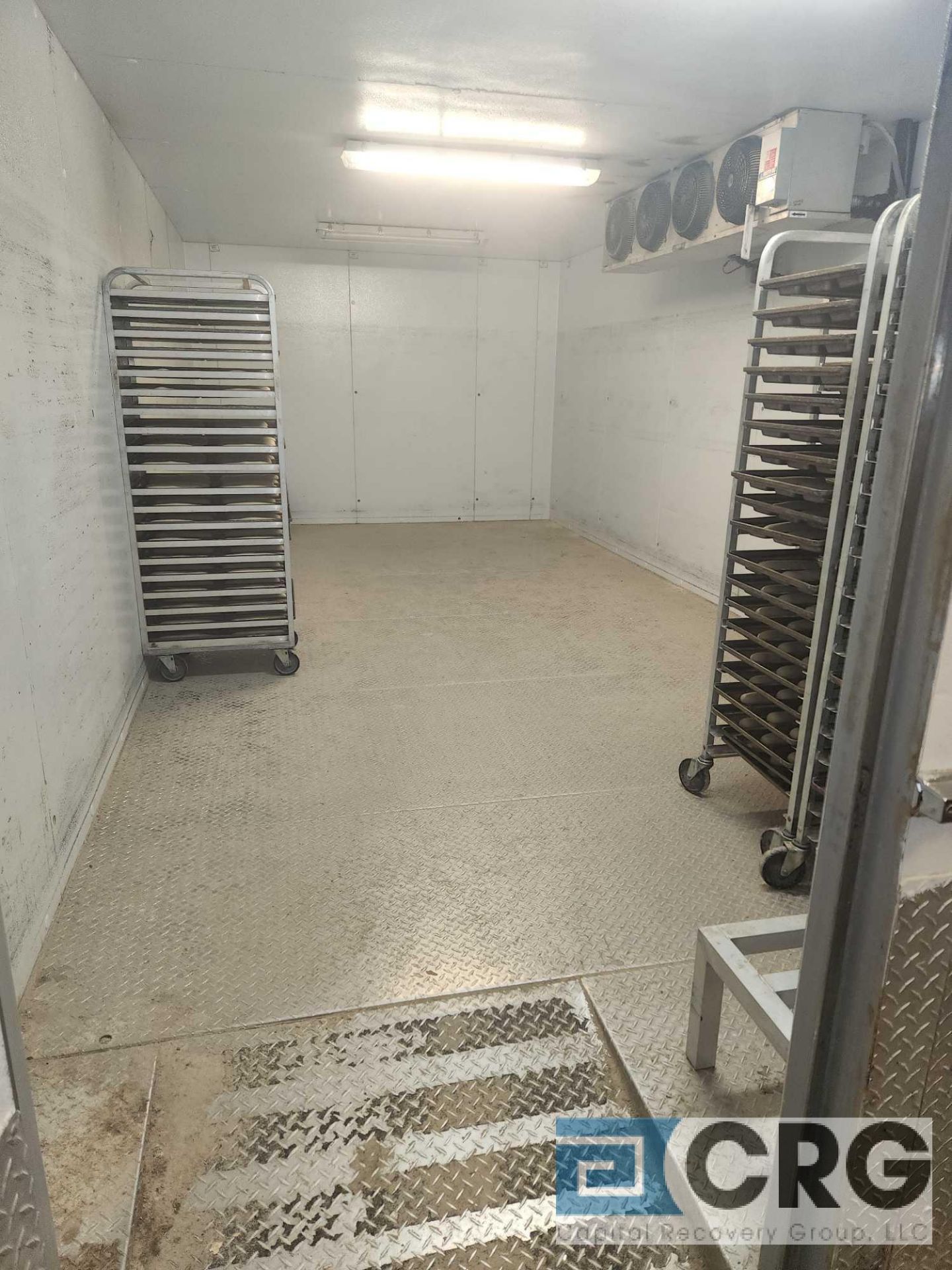 Masterbilt 11 1/2 ft wide X 25 ft long X 8 1/2 ft high walk in freezer with floor, (1) 4-blower - Image 2 of 4