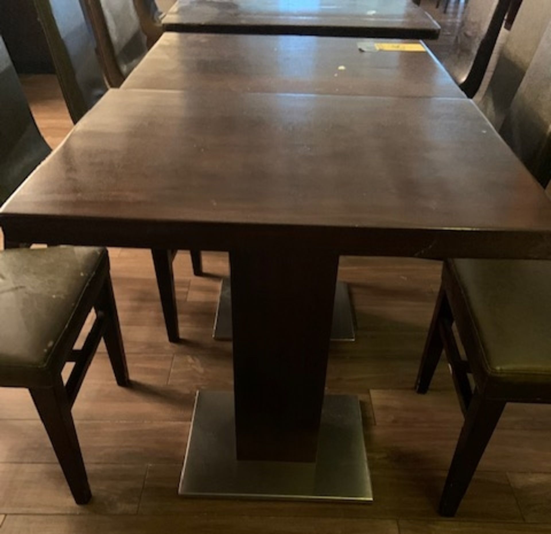 (2) 24" x30" Wood Top Tables, 1st Floor Hive Lounge