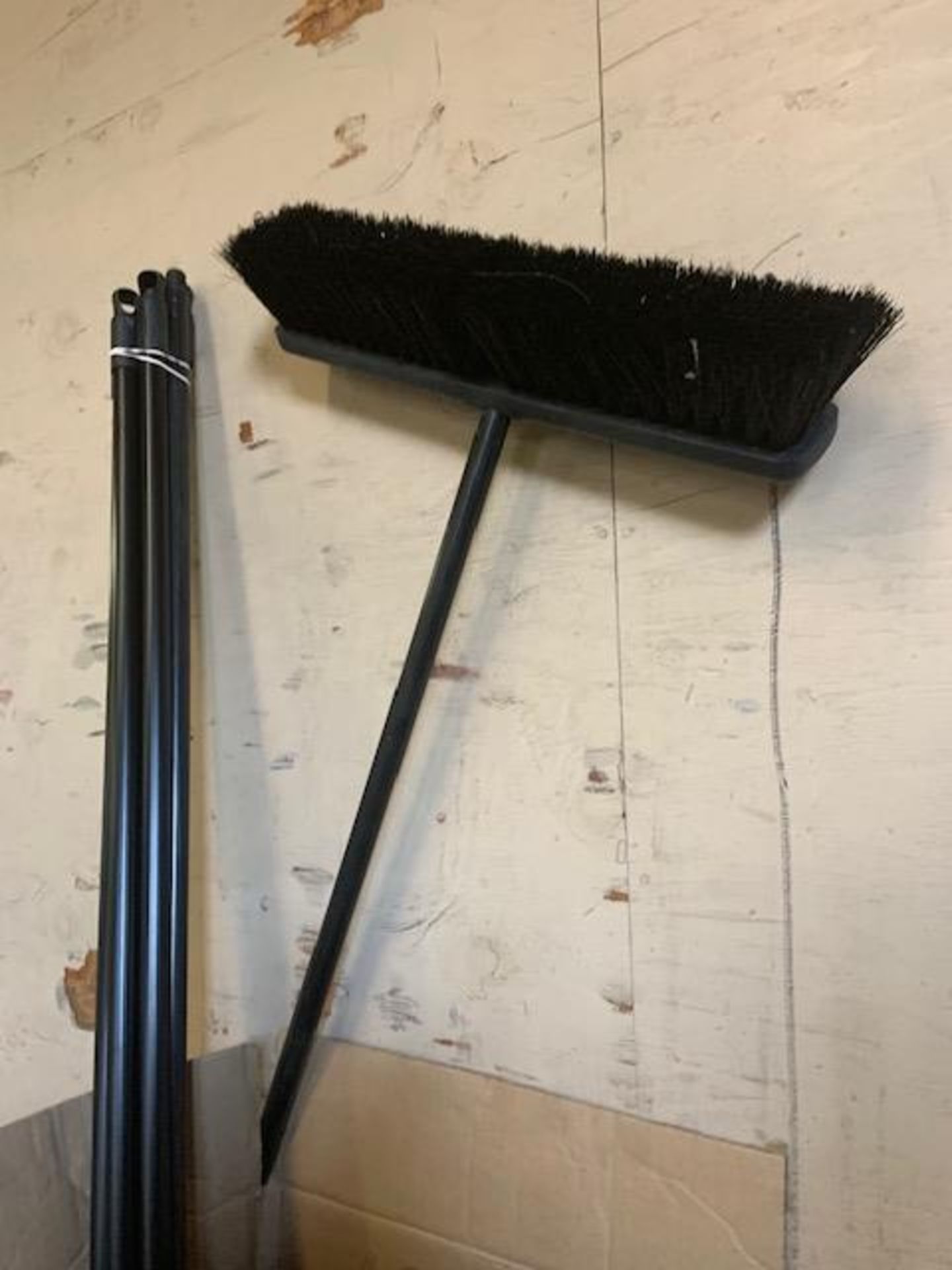 (7) 18" Push Brooms & Handles