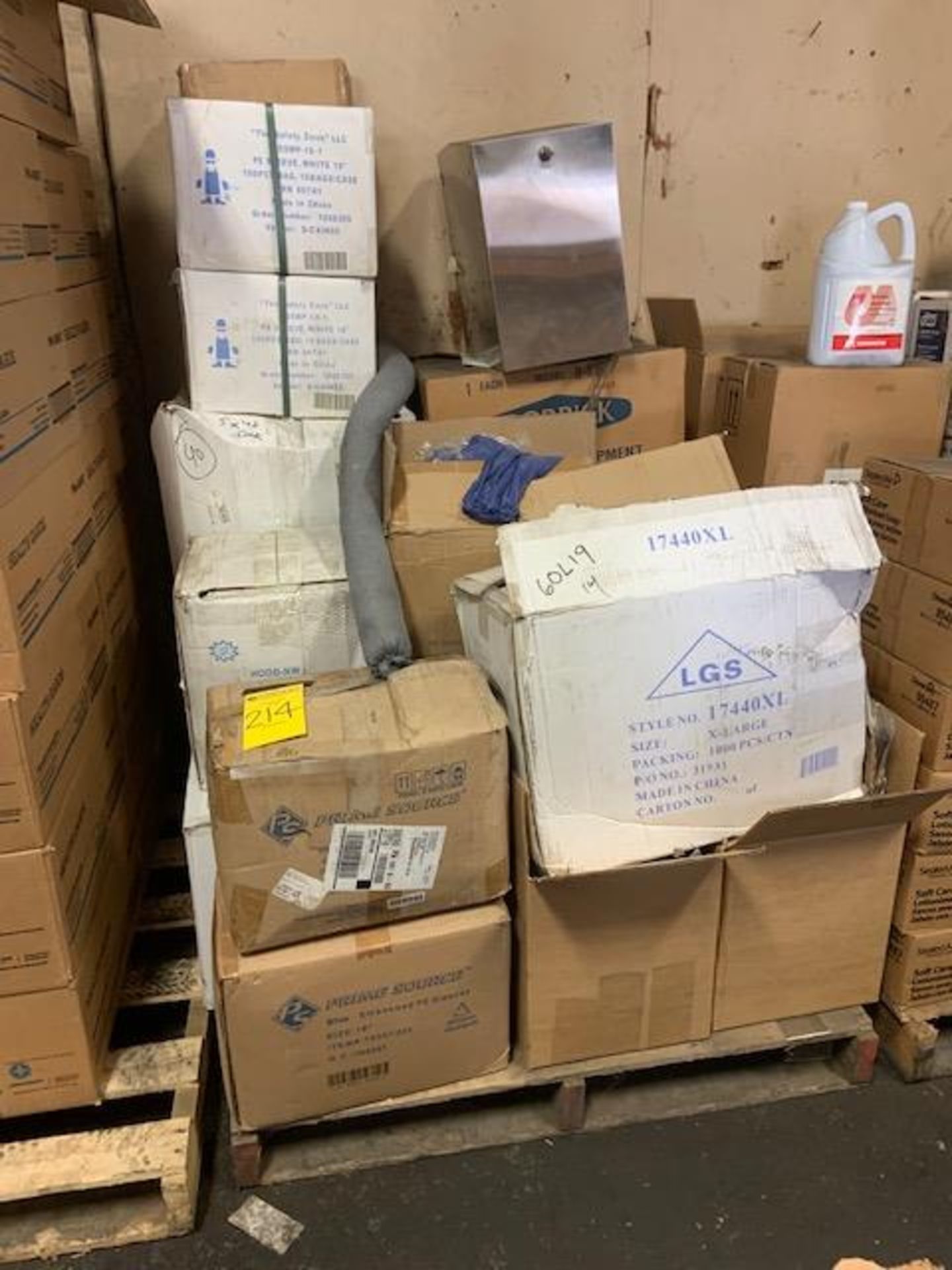 LOT - Skid of Protective Wear, Soaker & Wash Room Equipment