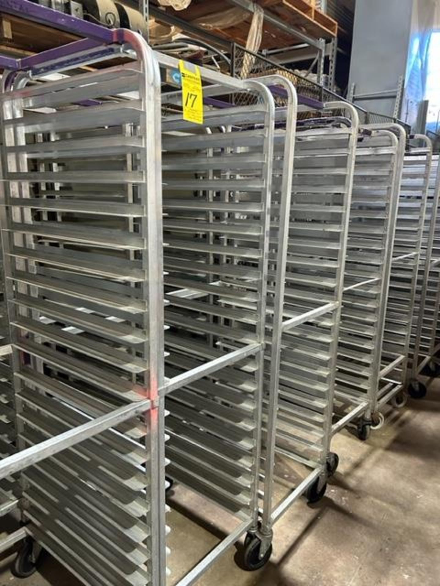 (8) Portable Aluminum Sheet Pan Racks