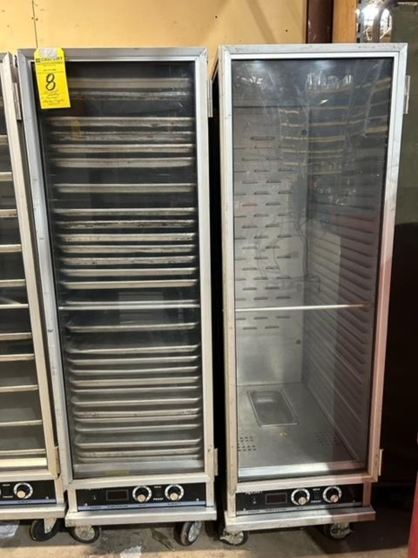 (2) Portable Proofing Cabinets, 34-Shelf