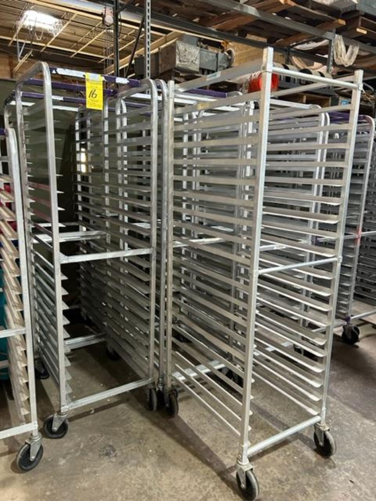 (8) Portable Aluminum Sheet Pan Racks