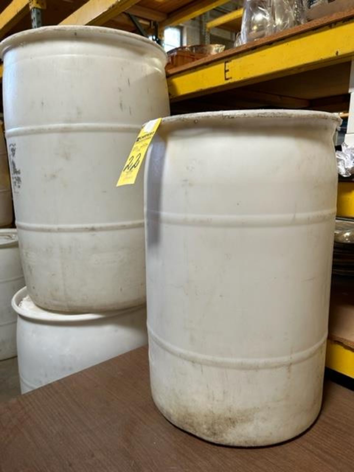 (30) Plastic Barrels, Assorted Sizes