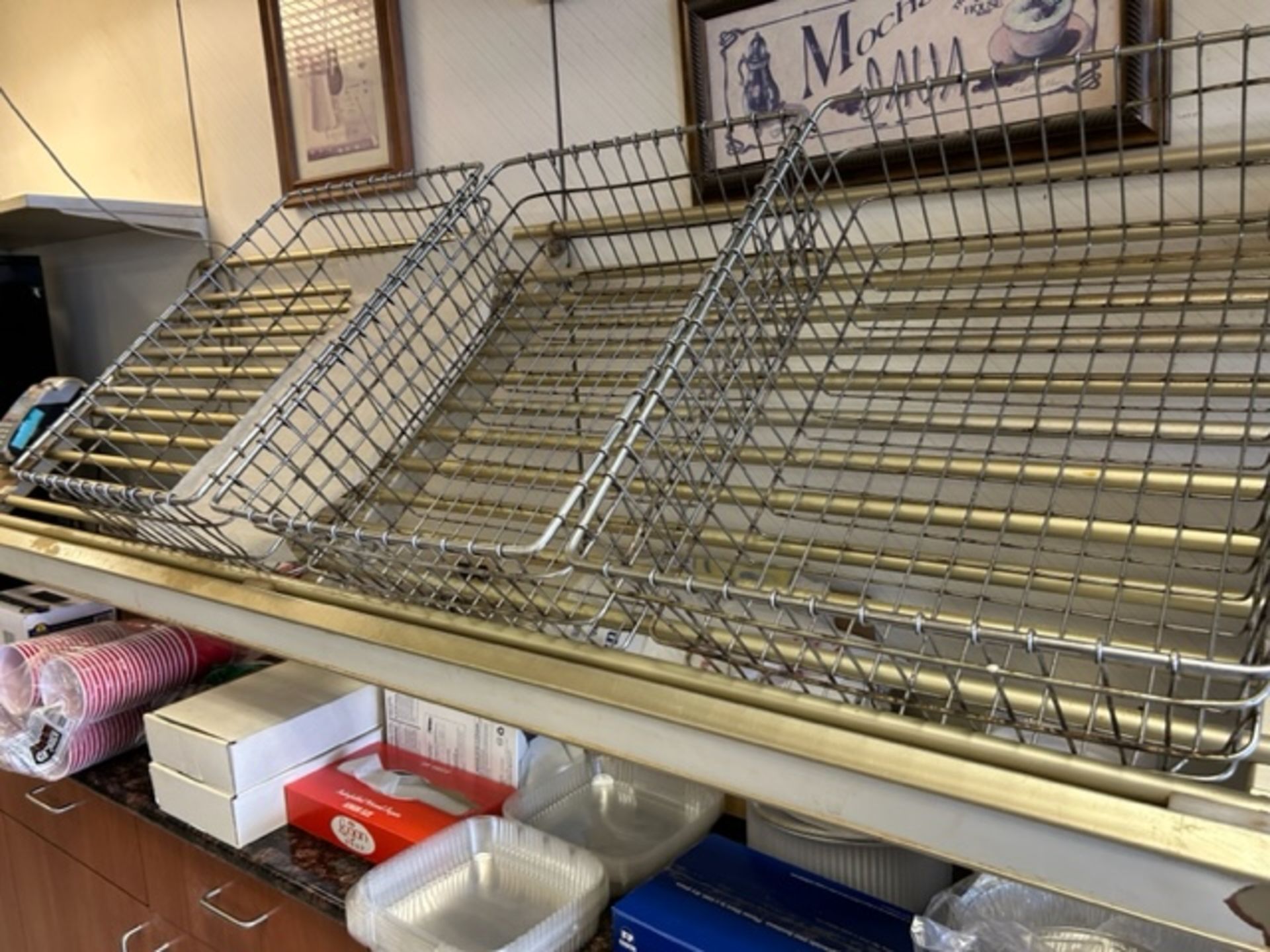 LOT - Bread Rack with Baskets - Image 4 of 4