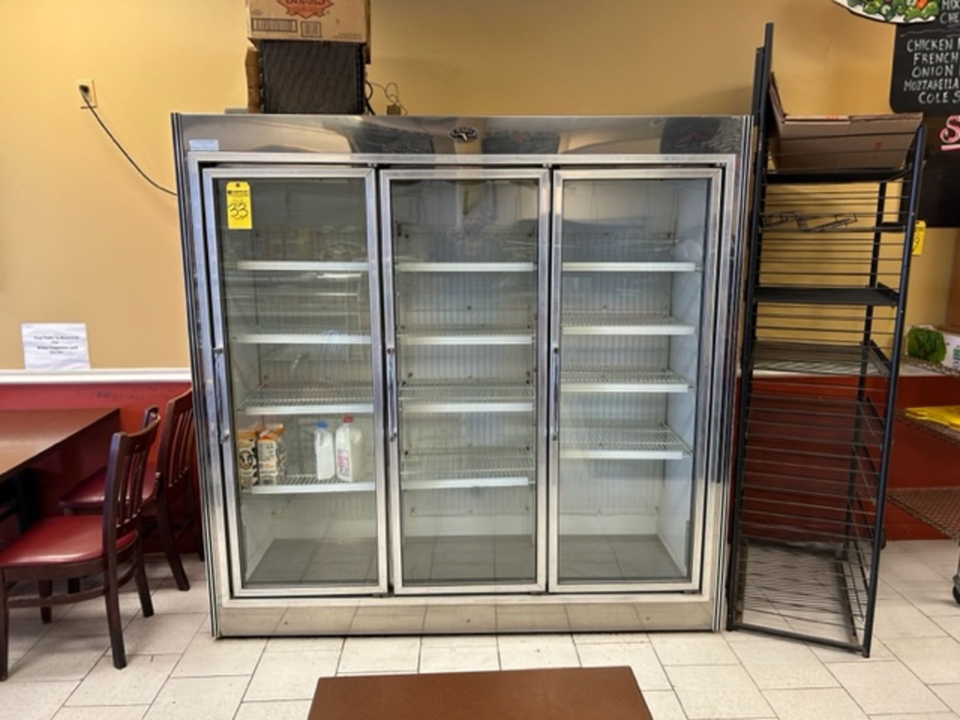 Marc 3-Door Glass Refrigerated Reach In Box