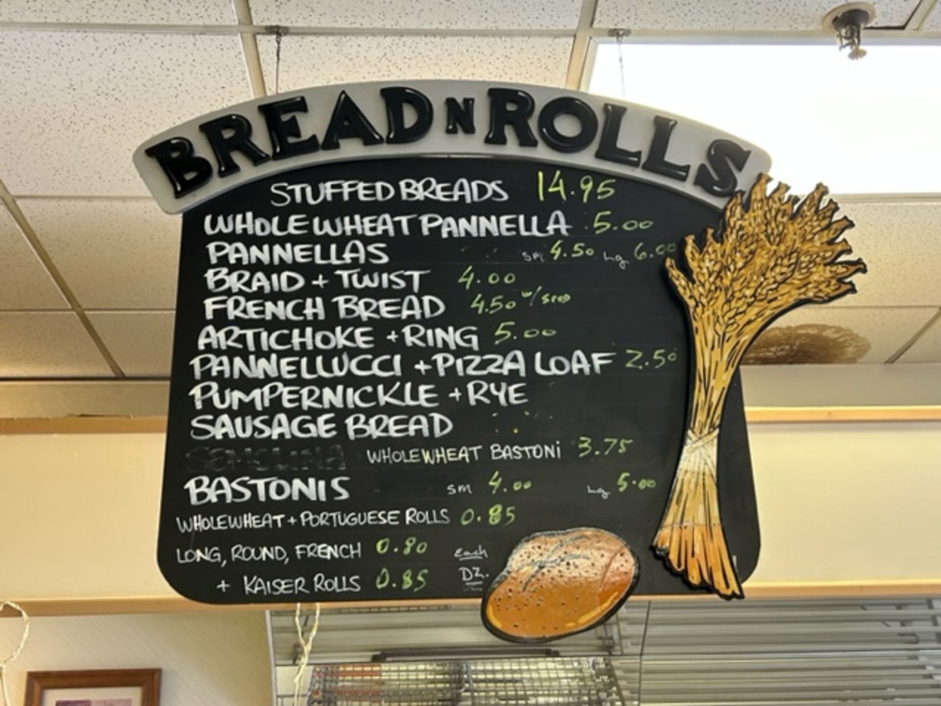 (6) Wooden Menu Boards - Image 6 of 6