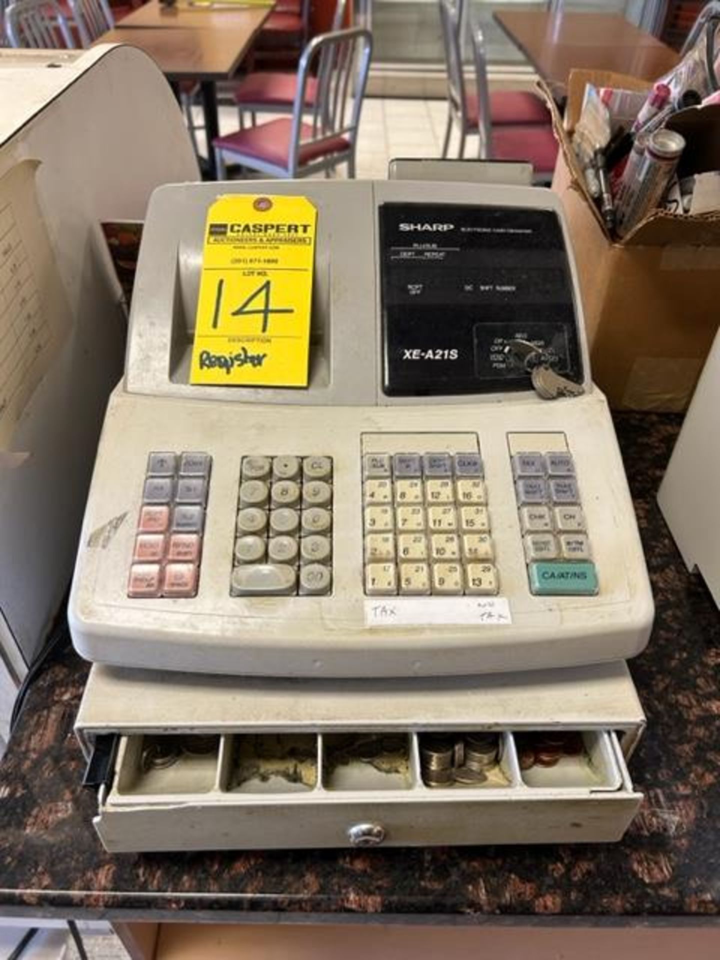 Sharpe XEA21S Electronic Cash Register