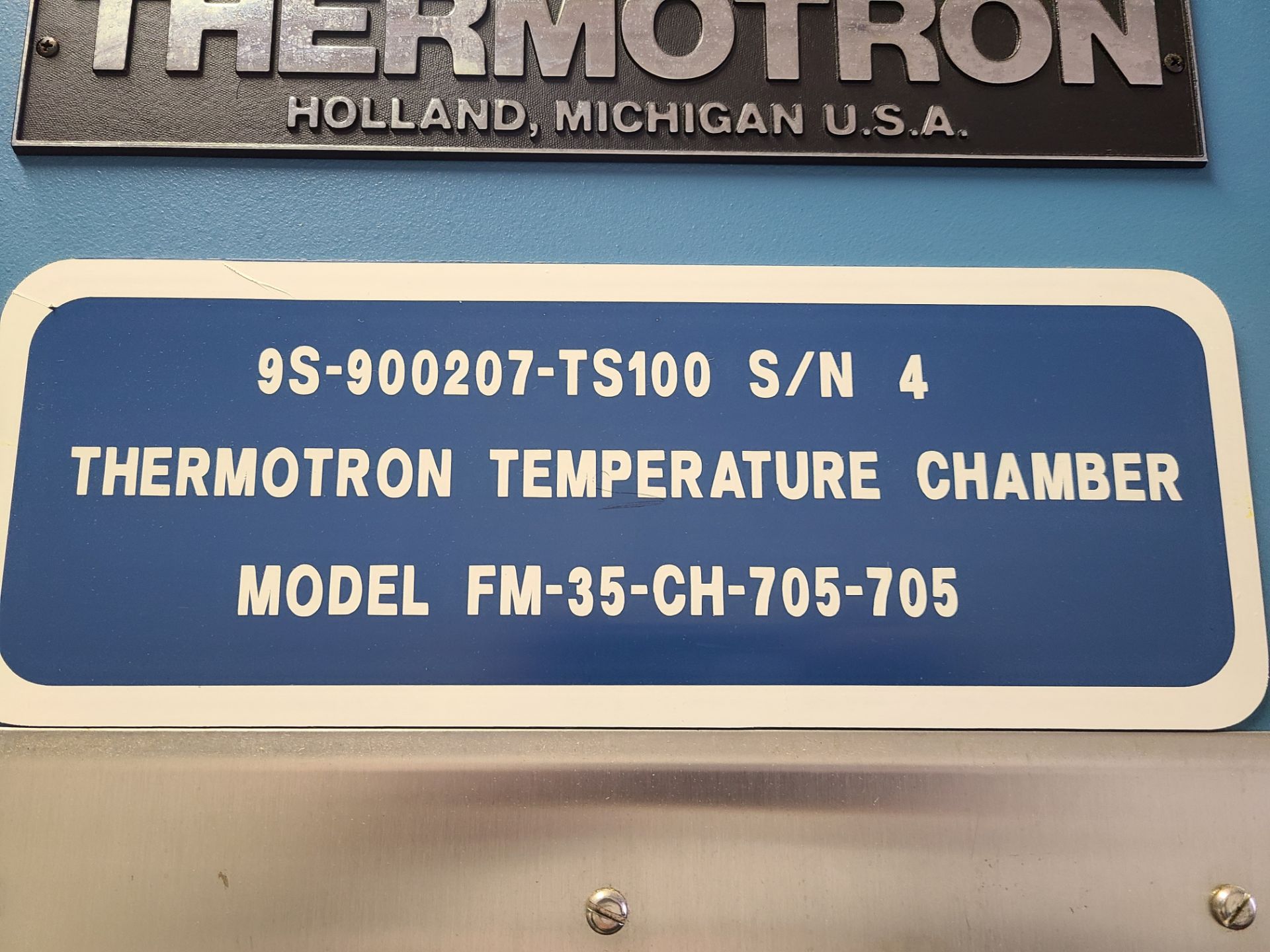 CINCINNATI SUB ZERO ENVIRONMENTAL CHAMBER MODEL # 232-2-2 H/AC; SERIAL # 2L9722625 - Image 3 of 6