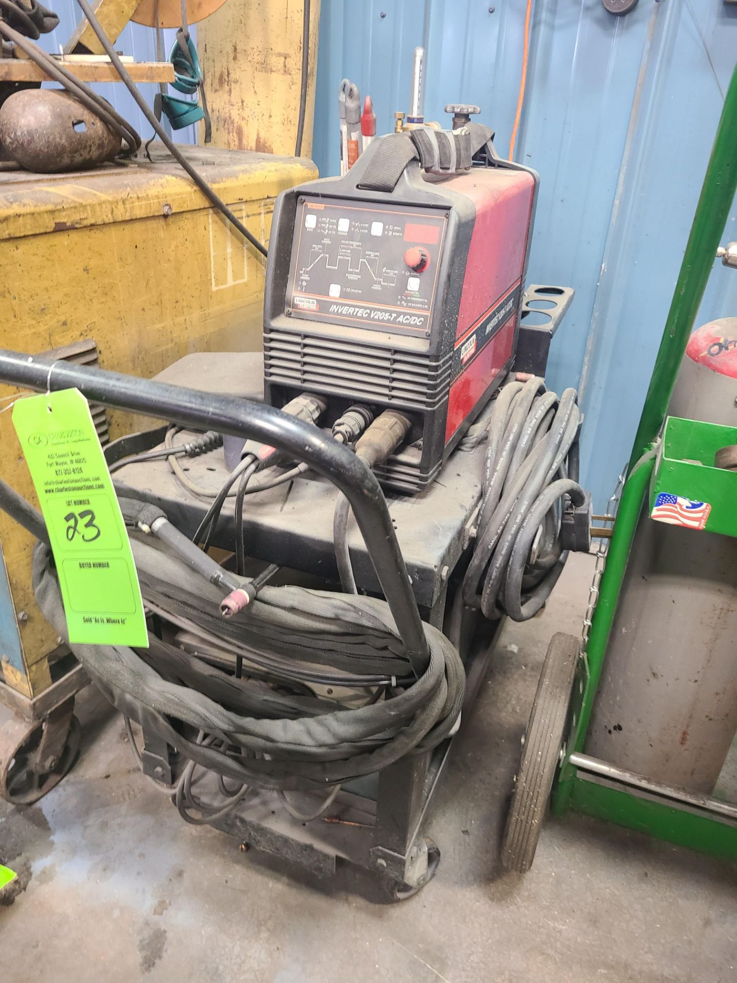 LINCOLN INTERTEC V205-T AC/DC WELDER; WATER COOLED