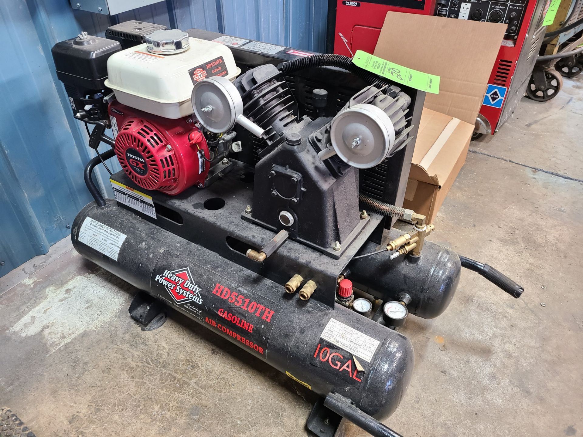 HEAVY DUTY POWER SYSTEMS PORTABLE AIR COMPRESSOR MODEL # H05510TH