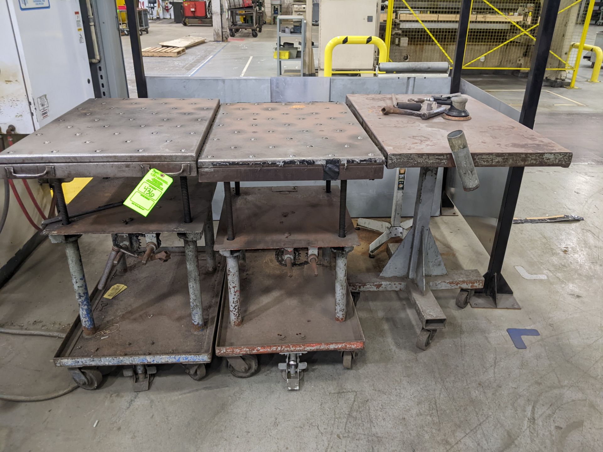 (3) ROLLER WORKBENCHES