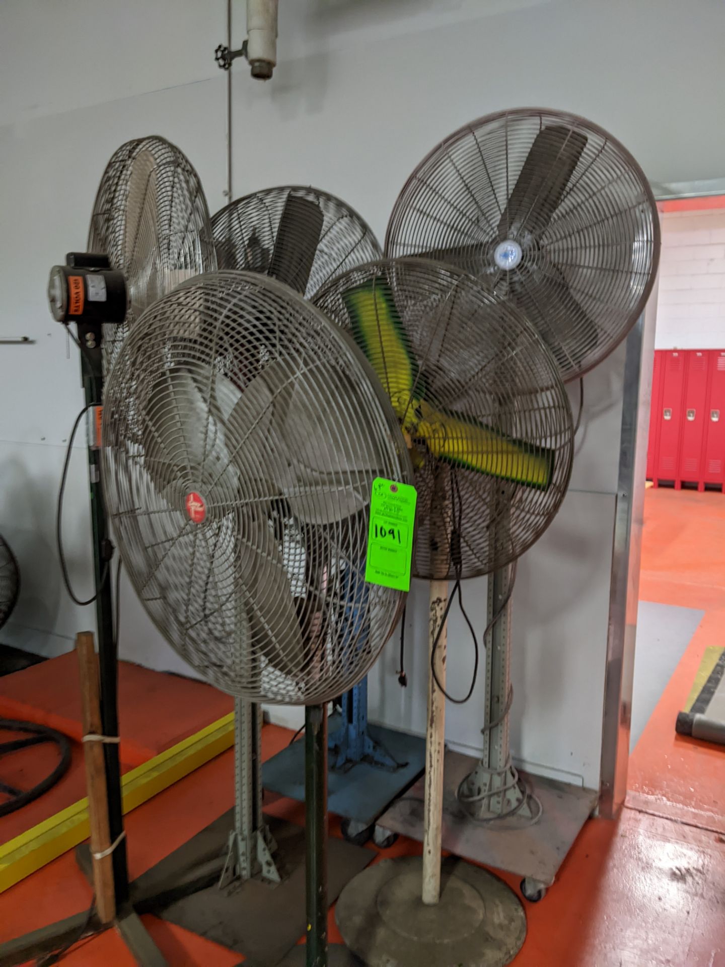 (6) VARIOUS STANDING FANS